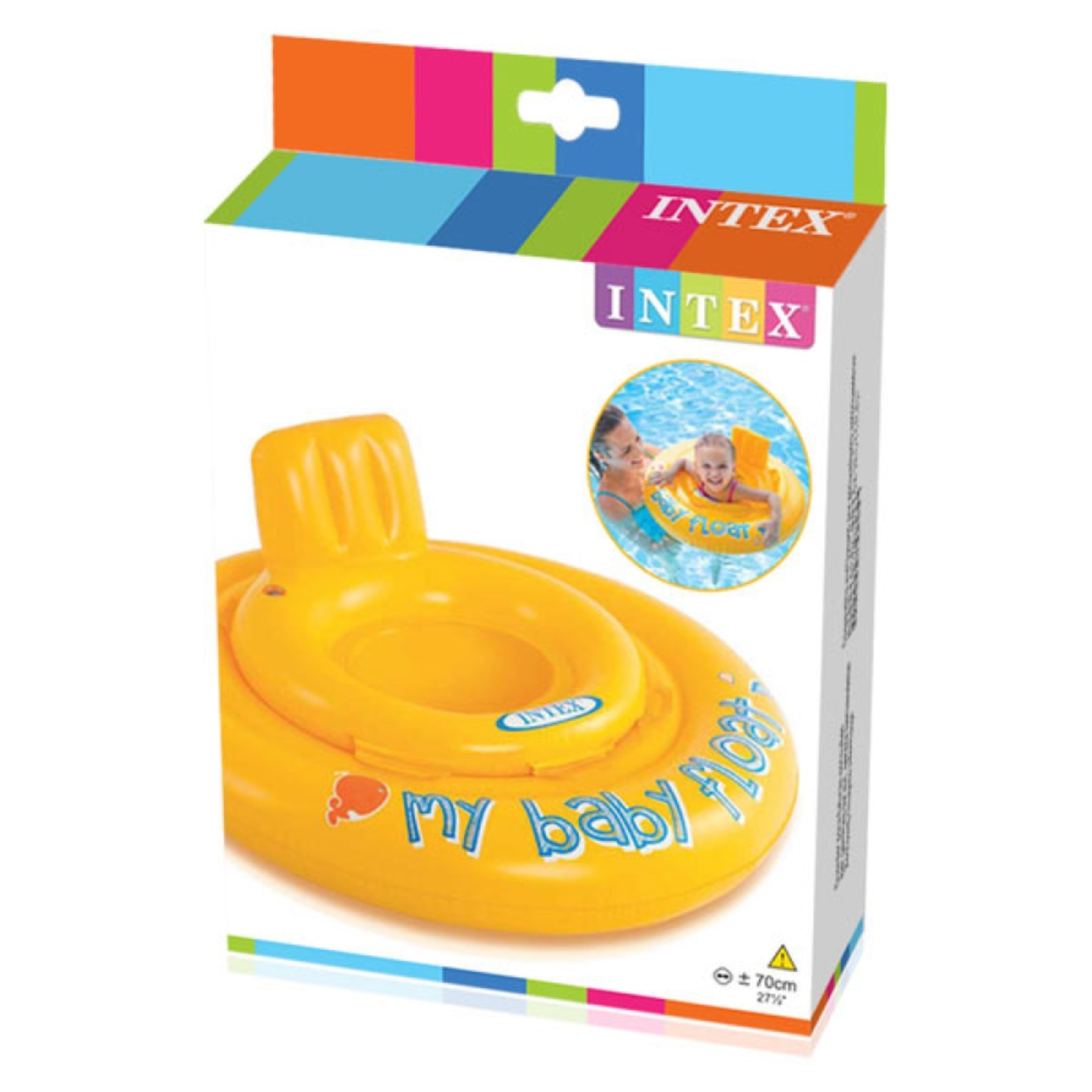 Flotador Bebé Intex 6-12  Meses - Amarillo  MKP