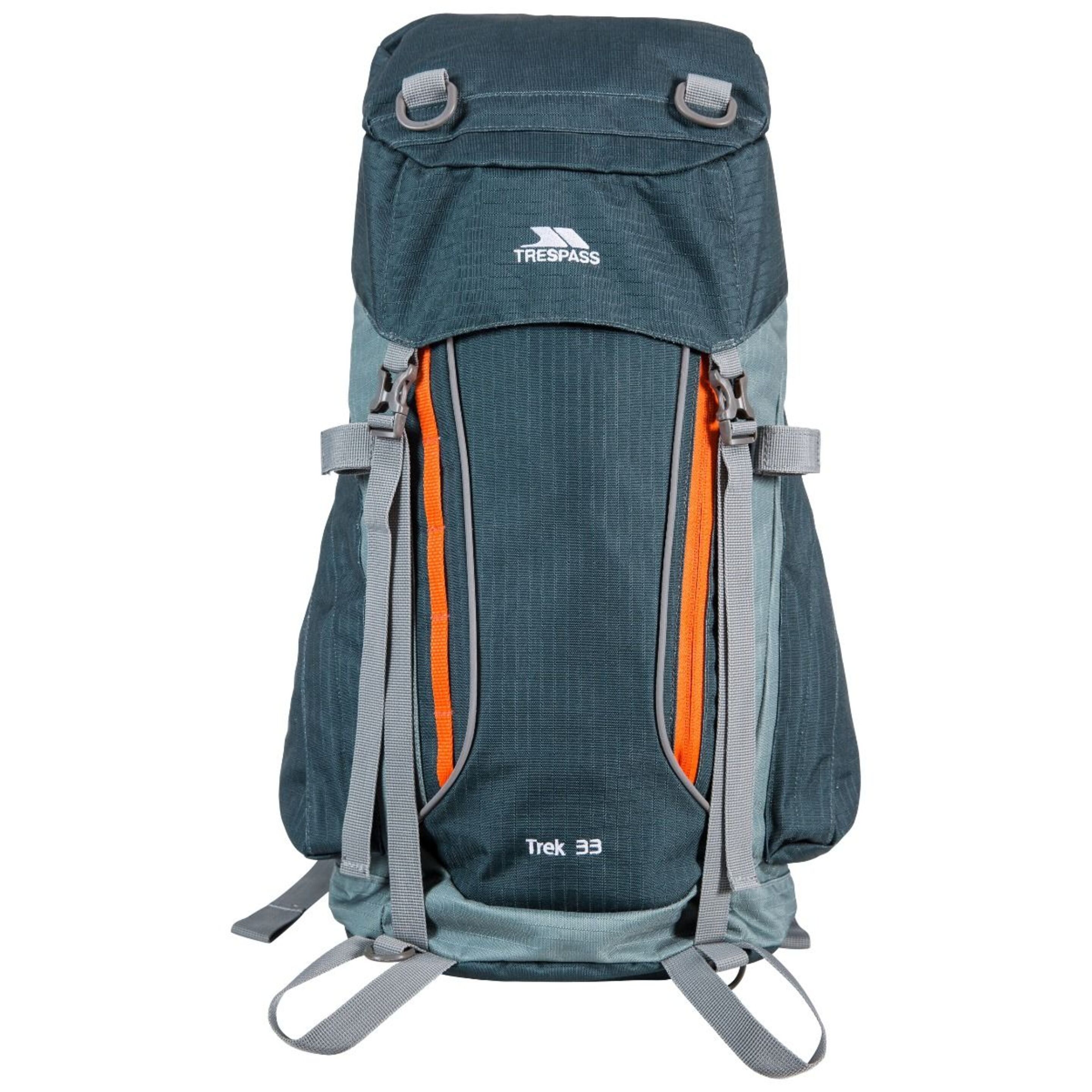 Mochila De Acampada / Hiking Modelo Trek 33 (33 Litros) Acampada / Camping Trespass (Verde Oliva)