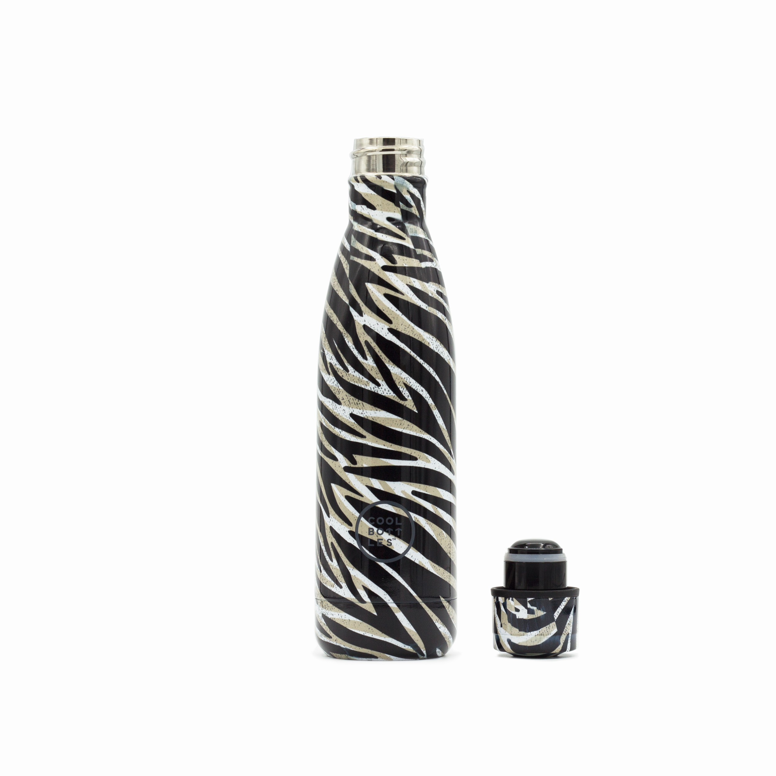 Garrafa Térmica Em Aço Inoxidável Wild Zebra - Cool Bottles