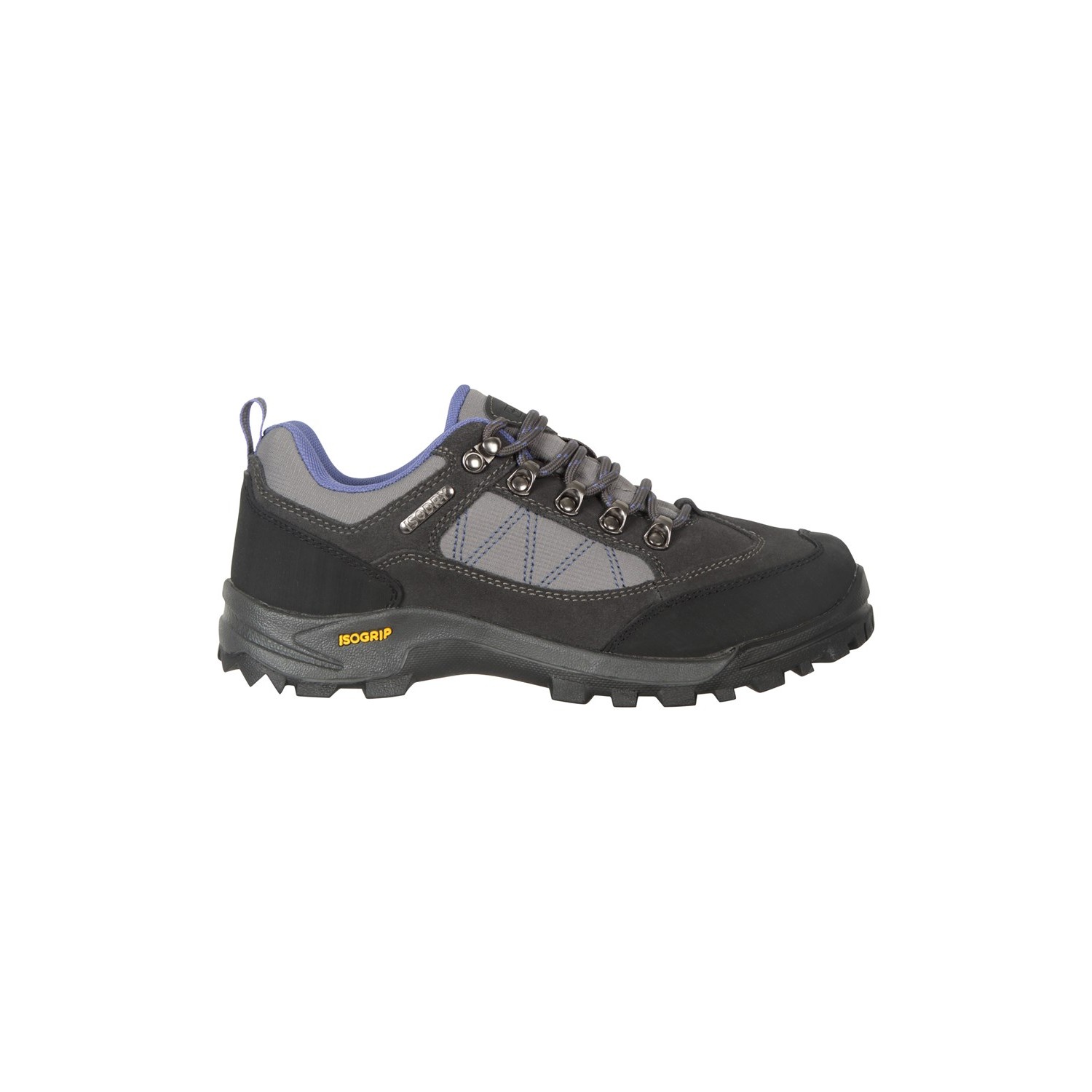 Zapatillas De Senderismo De Ante Con Cordones Diseño Storm Mountain Warehouse Extreme - gris - 