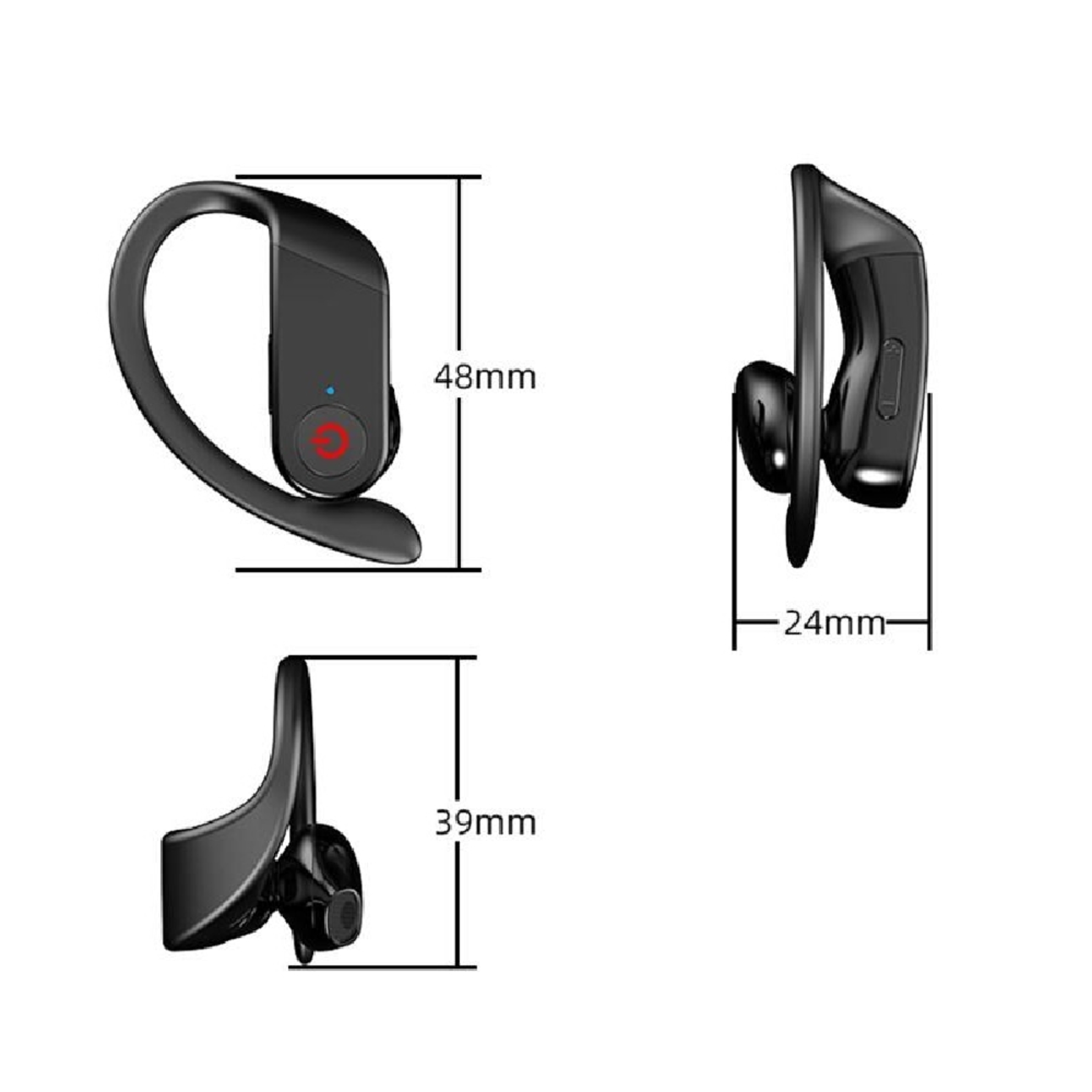 Auriculares True Wireless Smartek Tws-250 - Negro - Auriculares True Wireless Smartek  MKP