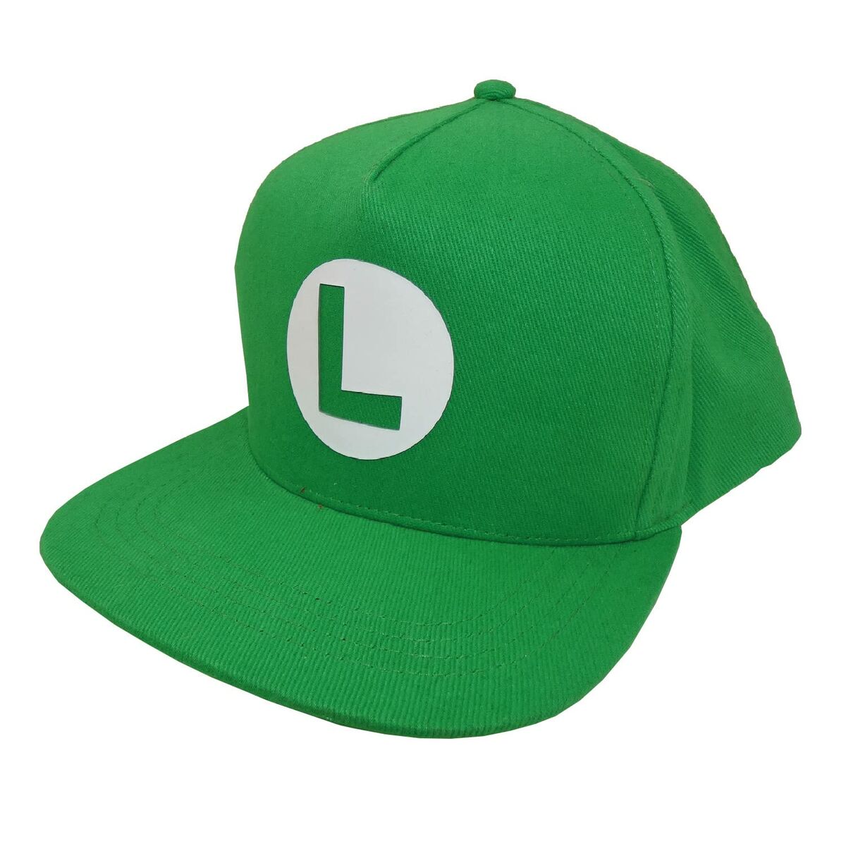 Boné Unissexo Super Mario Luigi Badge 58 Cm Verde Tamanho Único