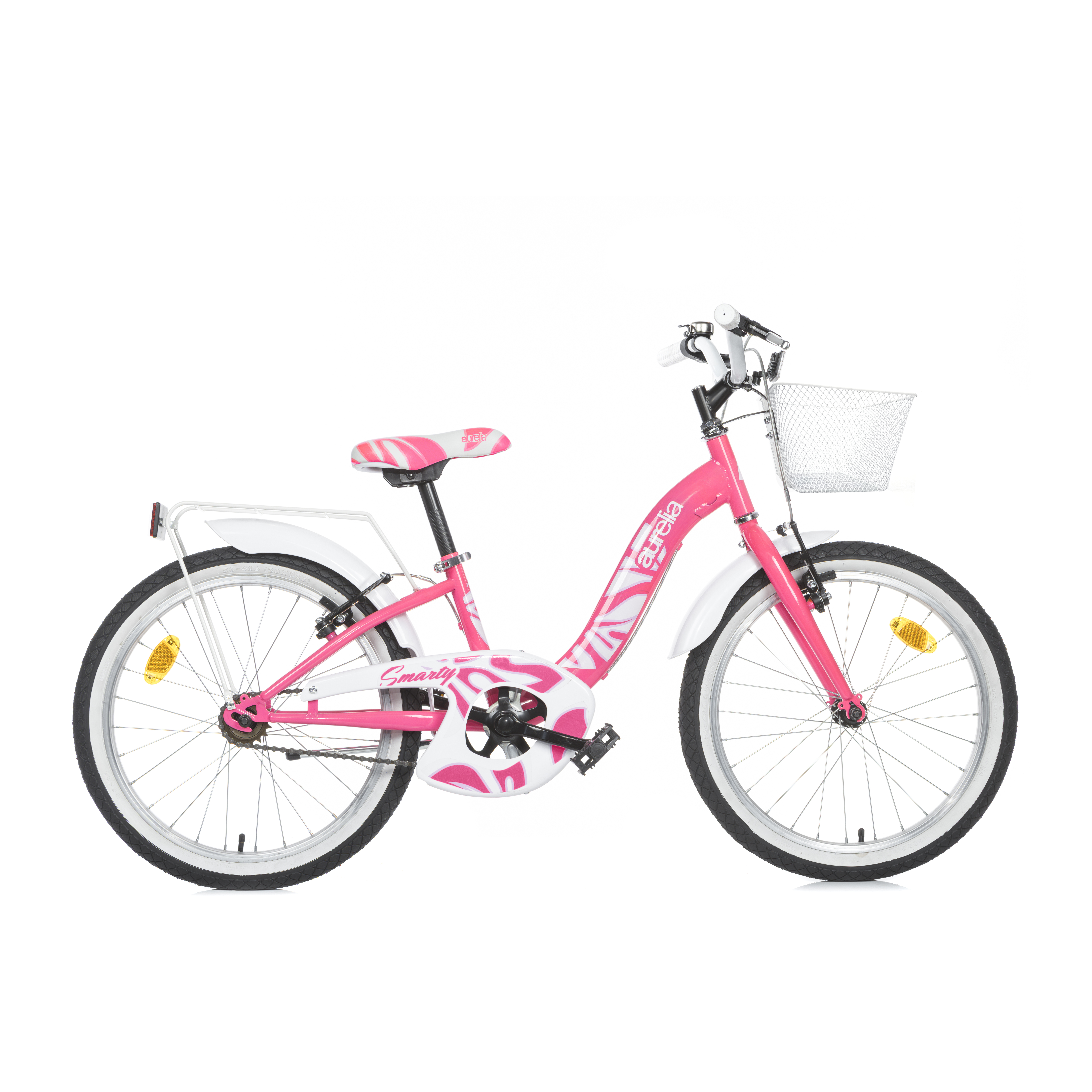 Dino Bikes Aurelia Smarty 20 Inch Pink - blanco - 