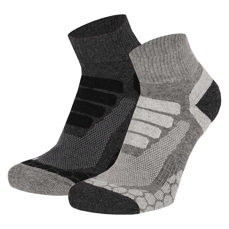 Meias Curtas Xtreme Sockswear Técnicas Caminhada - gris - 
