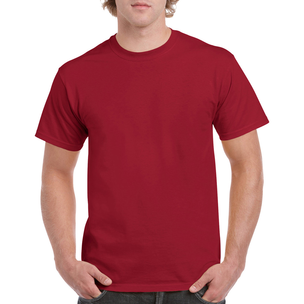 Camiseta Básica De Manga Corta Gildan Heavy Cotton 100% Algodón Gordo