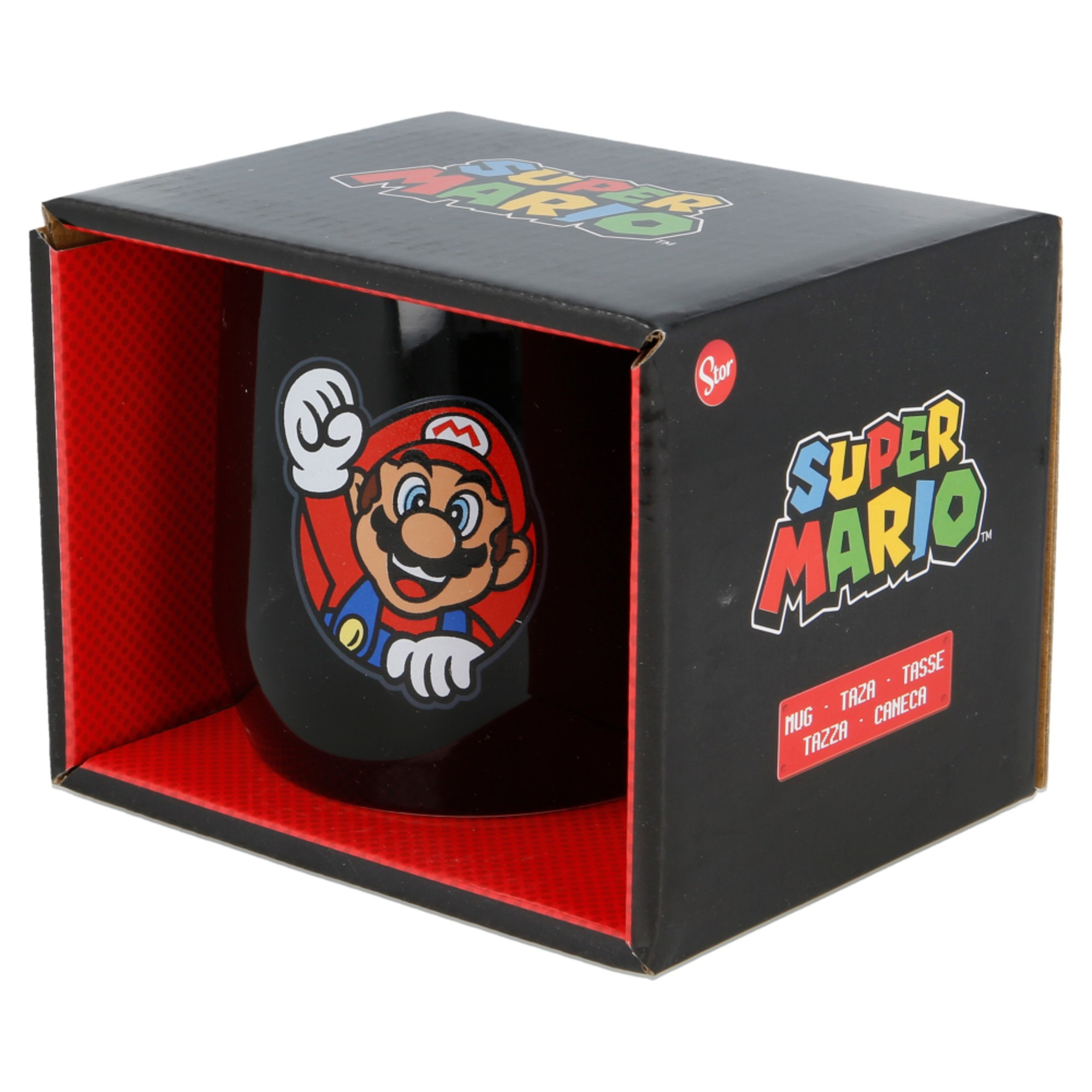 Caneca Super Mario Bros 63703 Stor - Preto | Sport Zone MKP