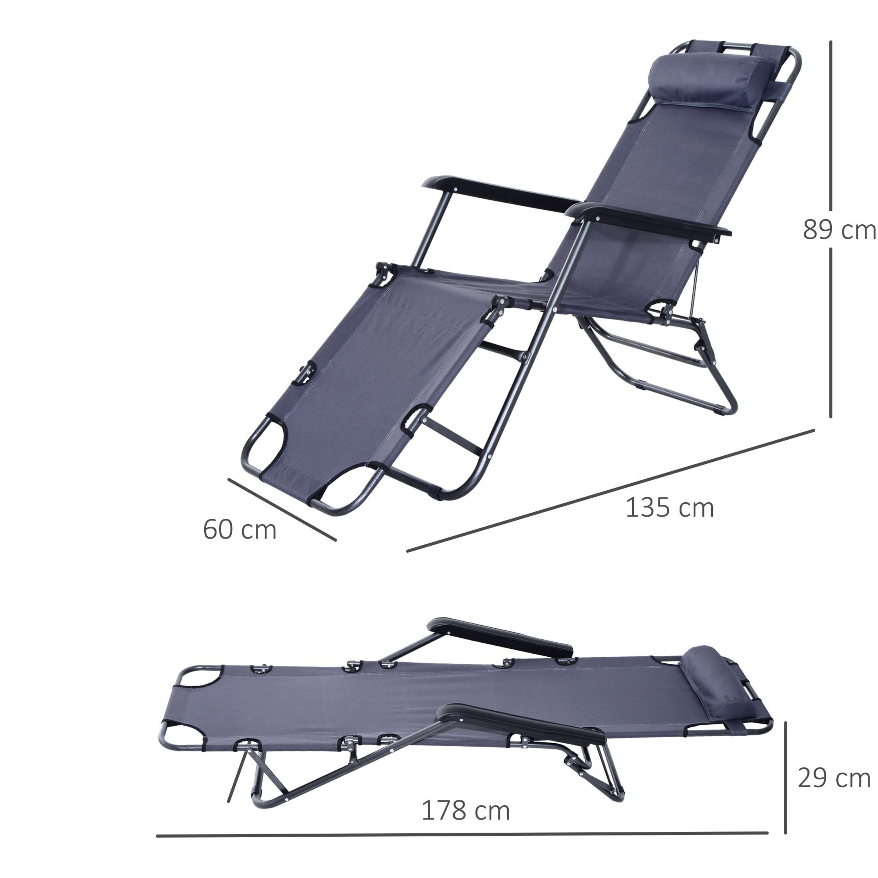 Outsunny® Tumbona Plegable