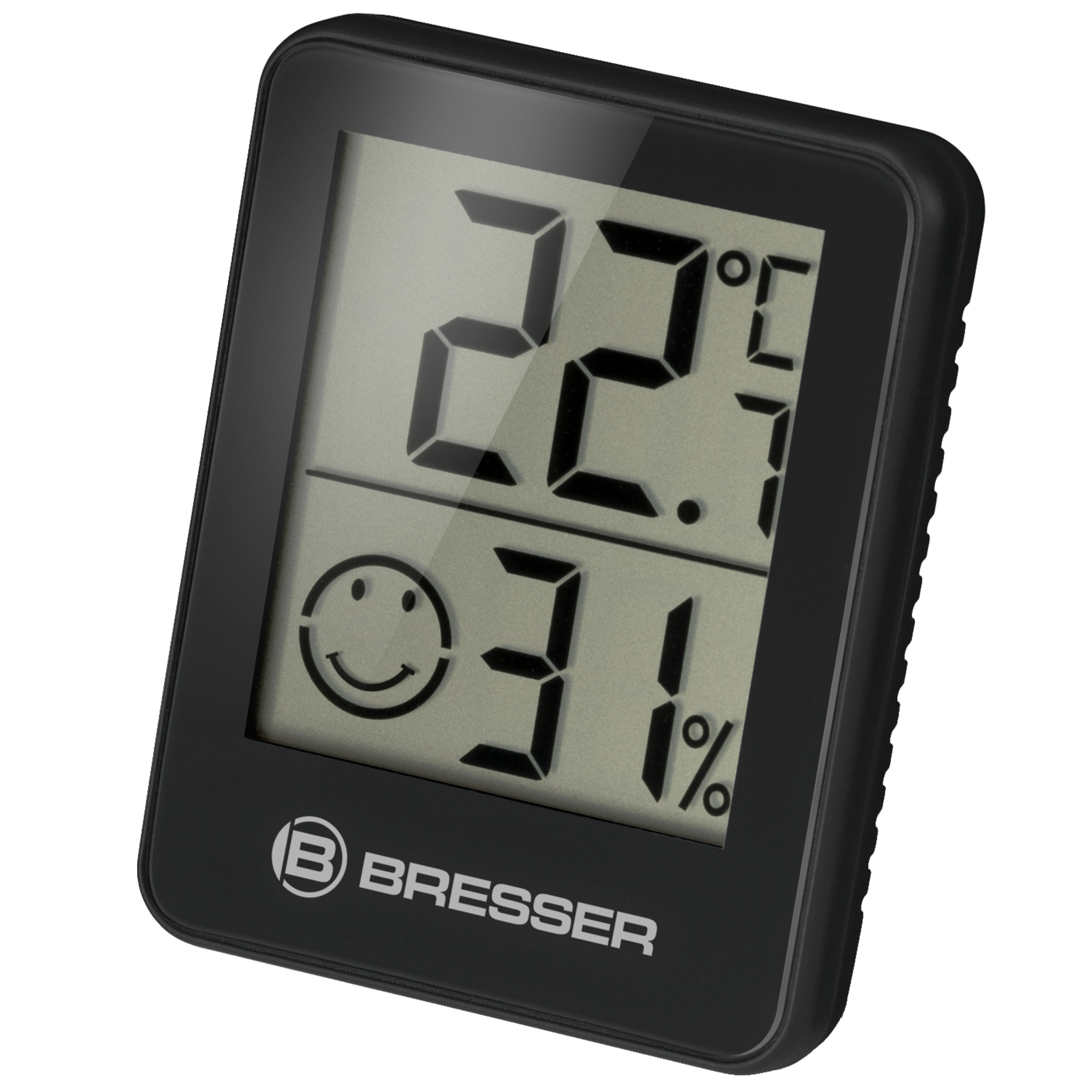 Indicador De Humedad Y Temperatura 3 Unidades Bresser - Negro