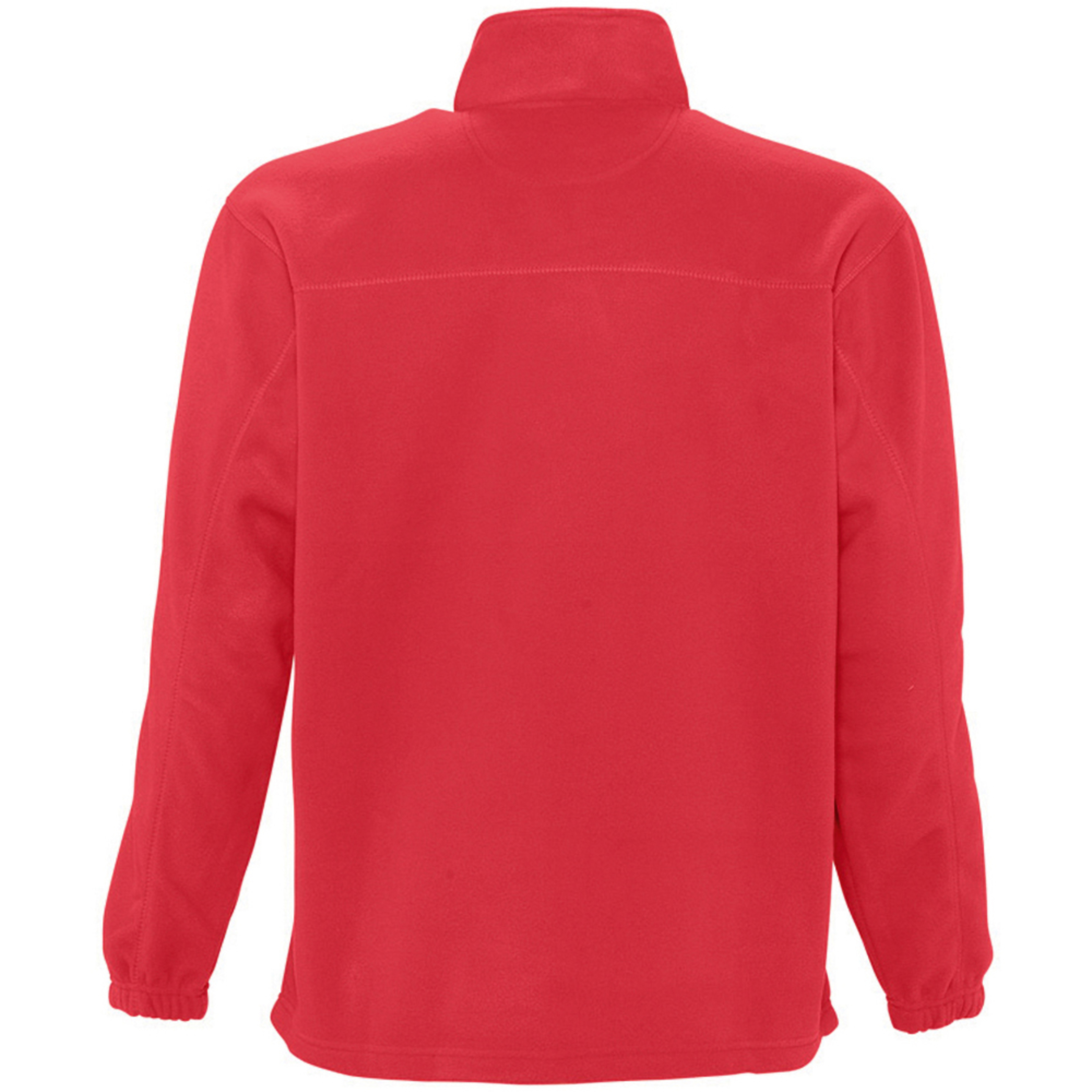 Top Forro Polar Antibolas Modelo Ness Cremallera En El Cuello Unisex Sols (Rojo)