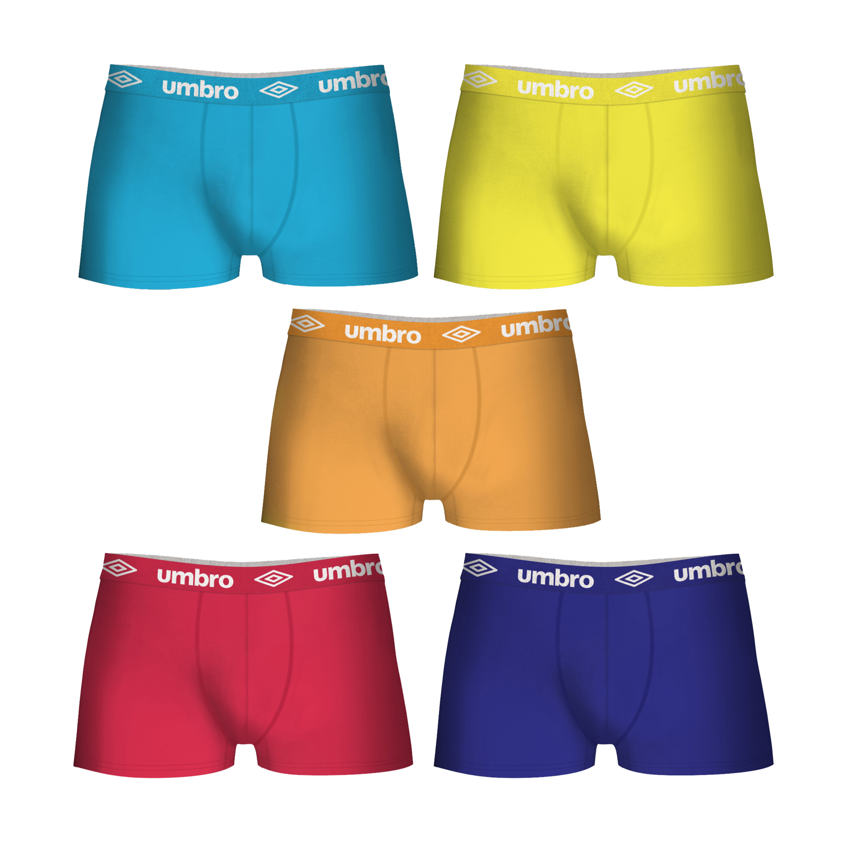 Pack 5 Calzoncillos Umbro - multicolor - 