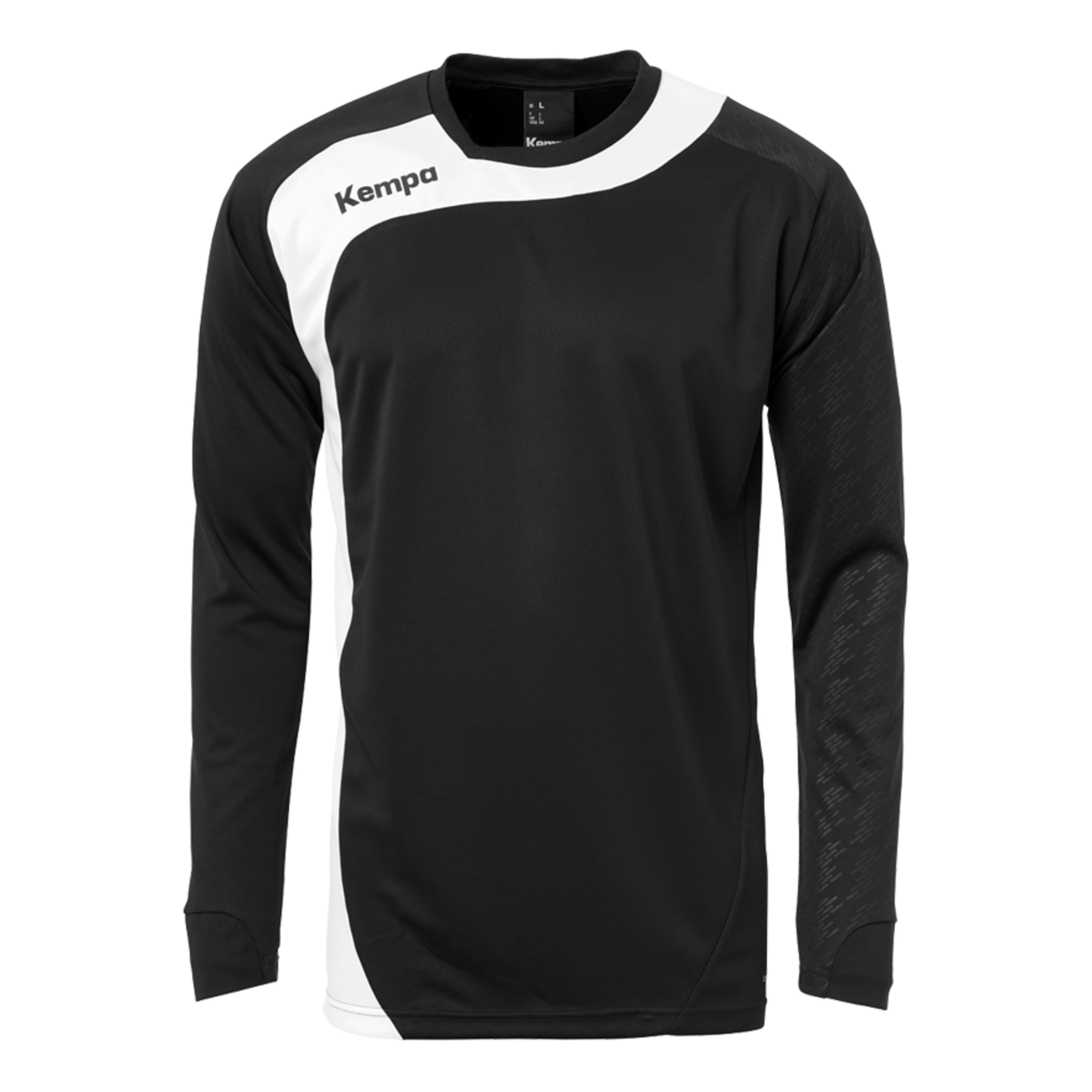 Peak Longsleeve Negro/blanco Kempa