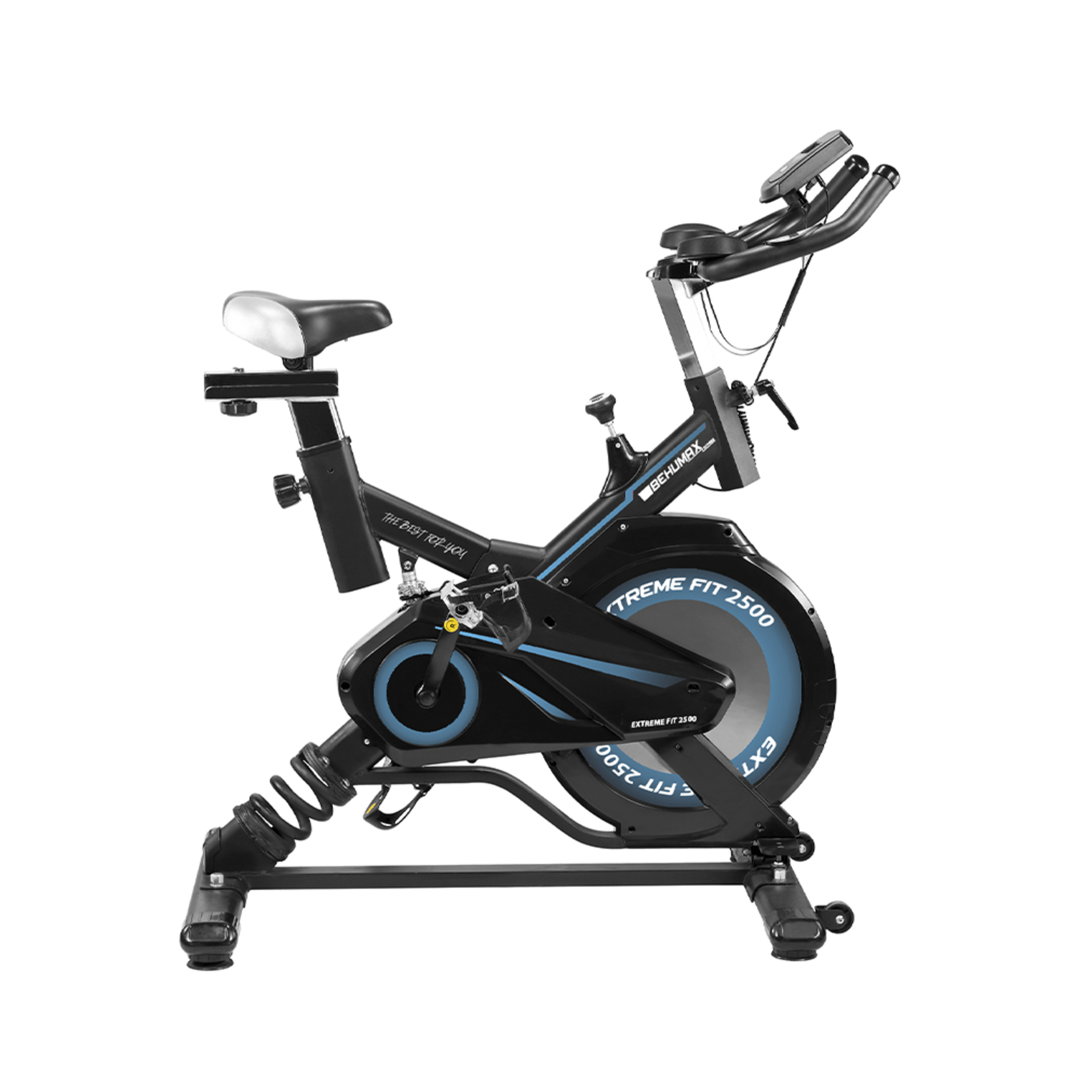 Bicicleta De Spinning Behumax Extreme Fit 2500 - negro-azul - 