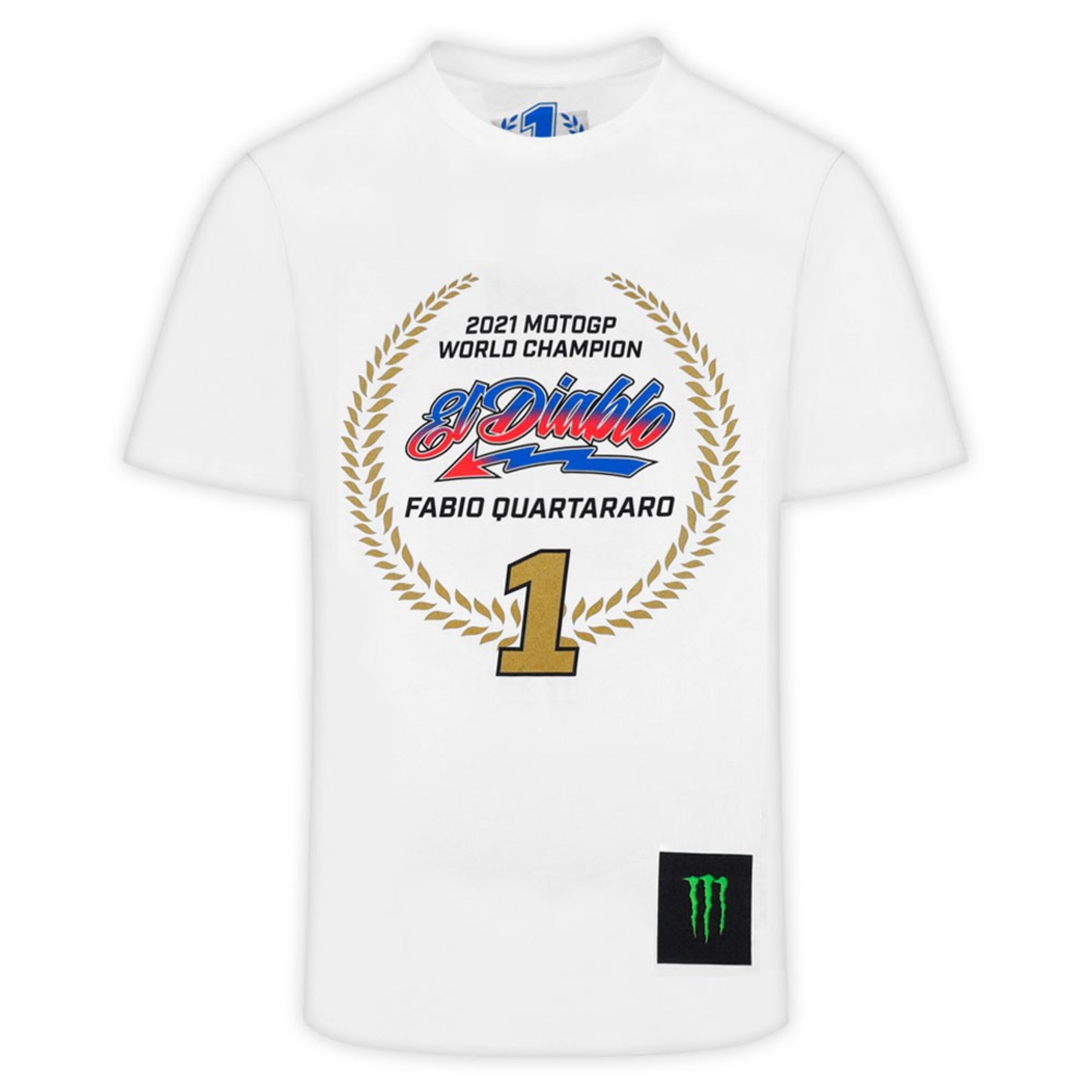 Camiseta Fabio Quartararo Campeón Del Mundo Motogp 2021