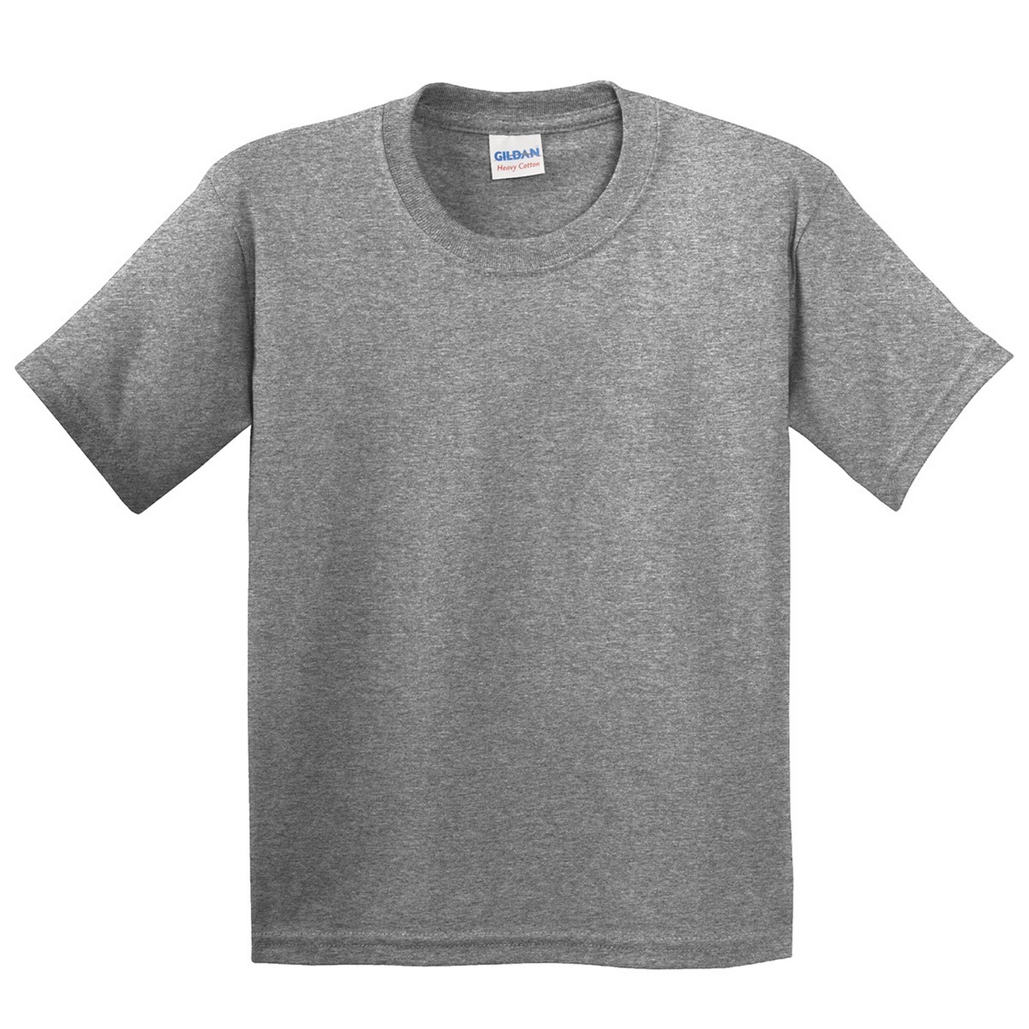 Camiseta Básica De Manga Corta Con Algodón Grueso (paquete De 2) - gris-mezclado - 