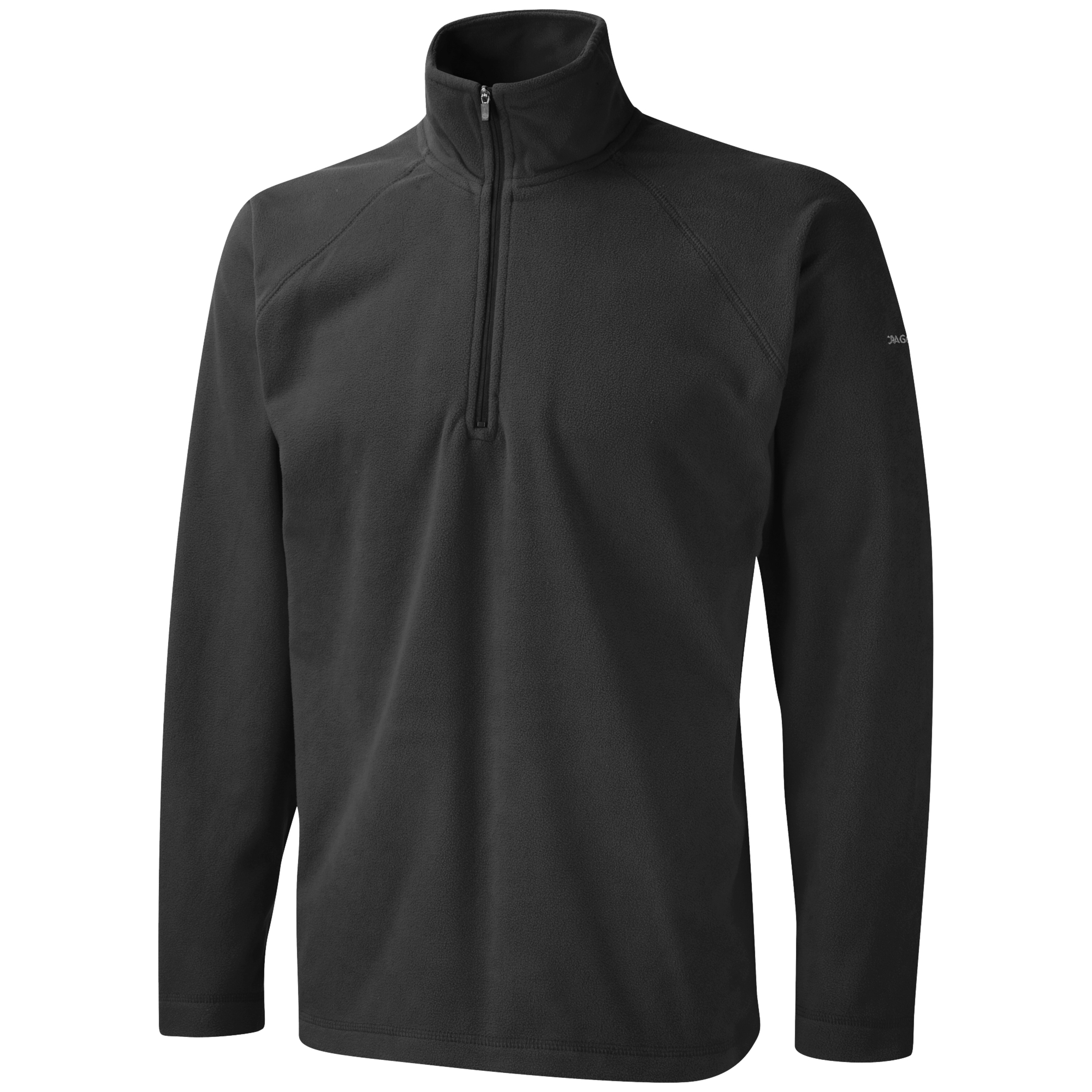 Craghoppers - Top Polar Con Media Cremallera Modelo Basecamp Microfleece Fz Hombre Caballero (Negro)