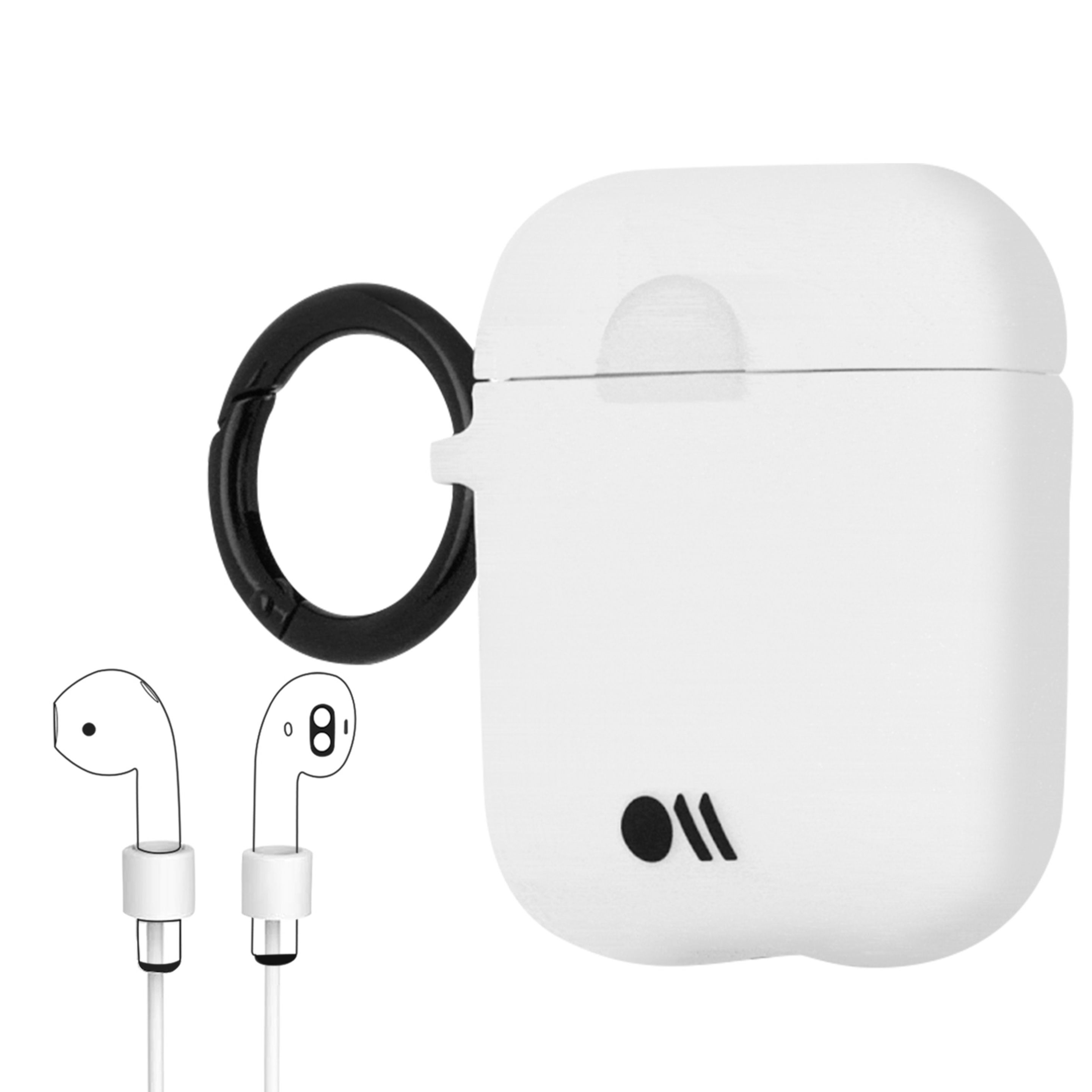 Estuche Protector Case Mate Para Airpods V. 1 Y 2 Compatible Qi