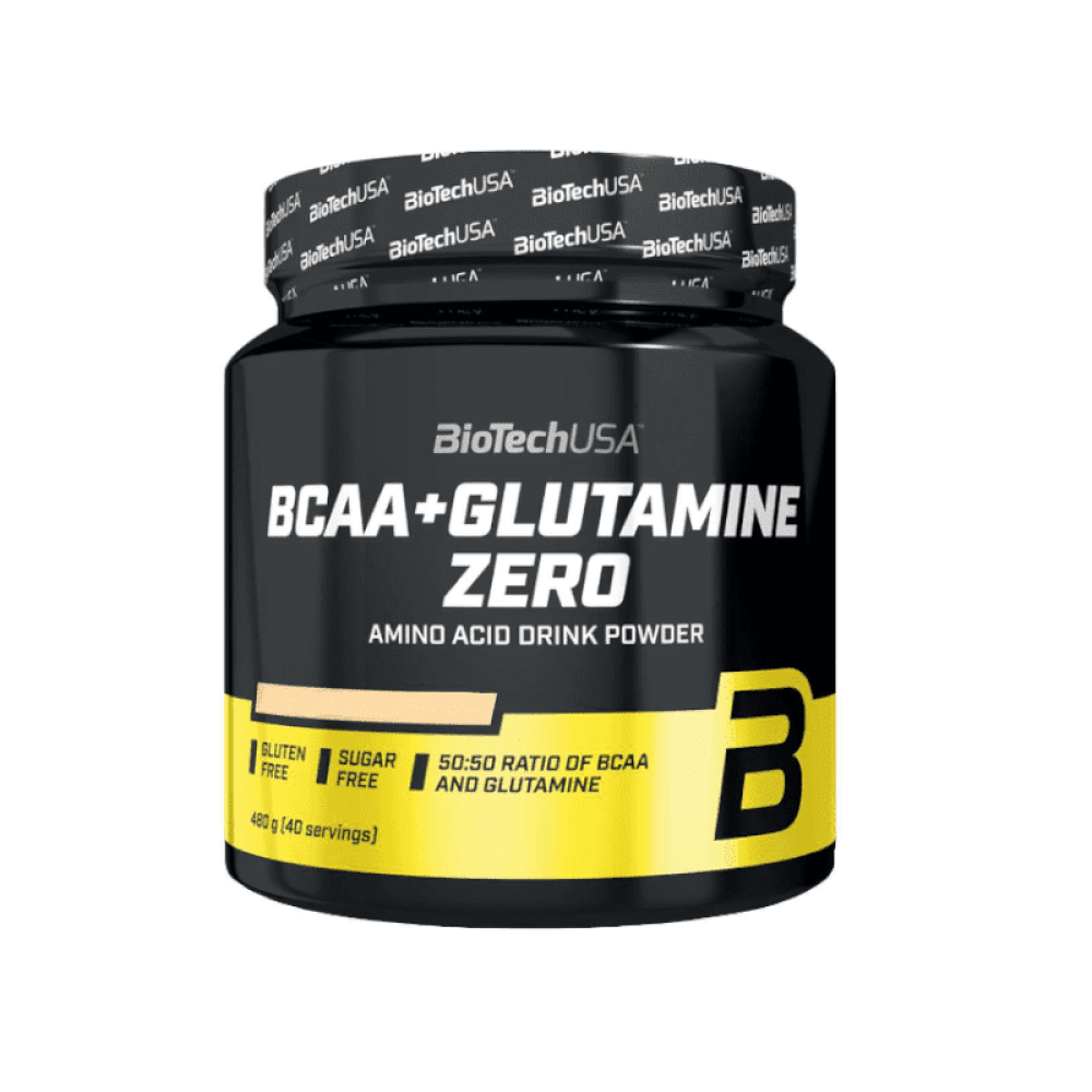 Bcaa + Glutamine Zero 480 Gr Limón