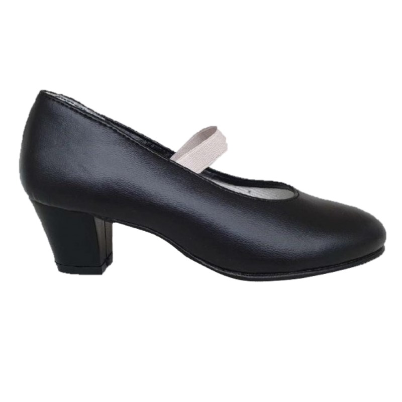 Zapatos Para Baile Flamenco Economicos Iniciacion Con Goma D´pertíñez - negro - 