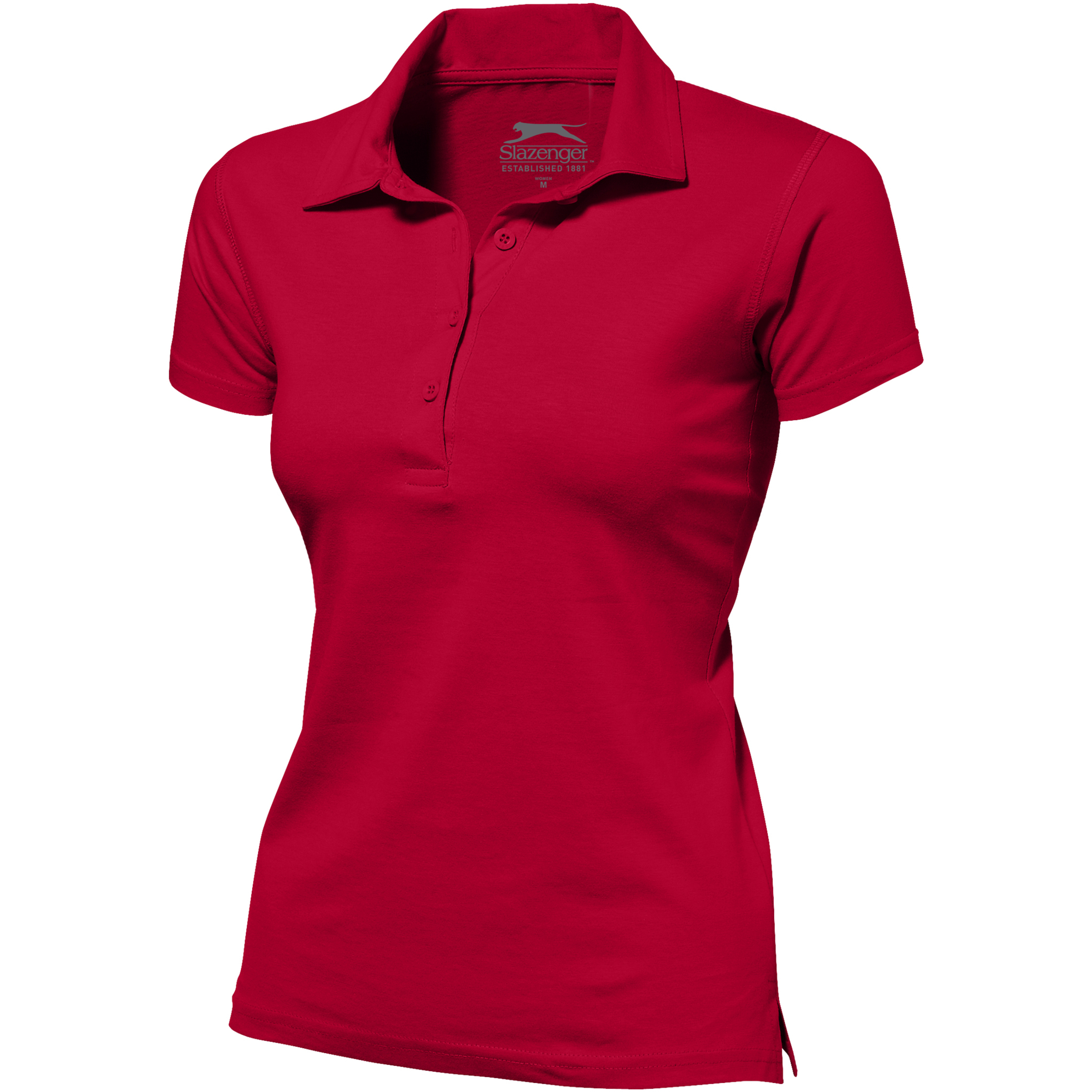 Slazenger - Polo De Manga Corta Modelo Let Para Mujer (Rojo)