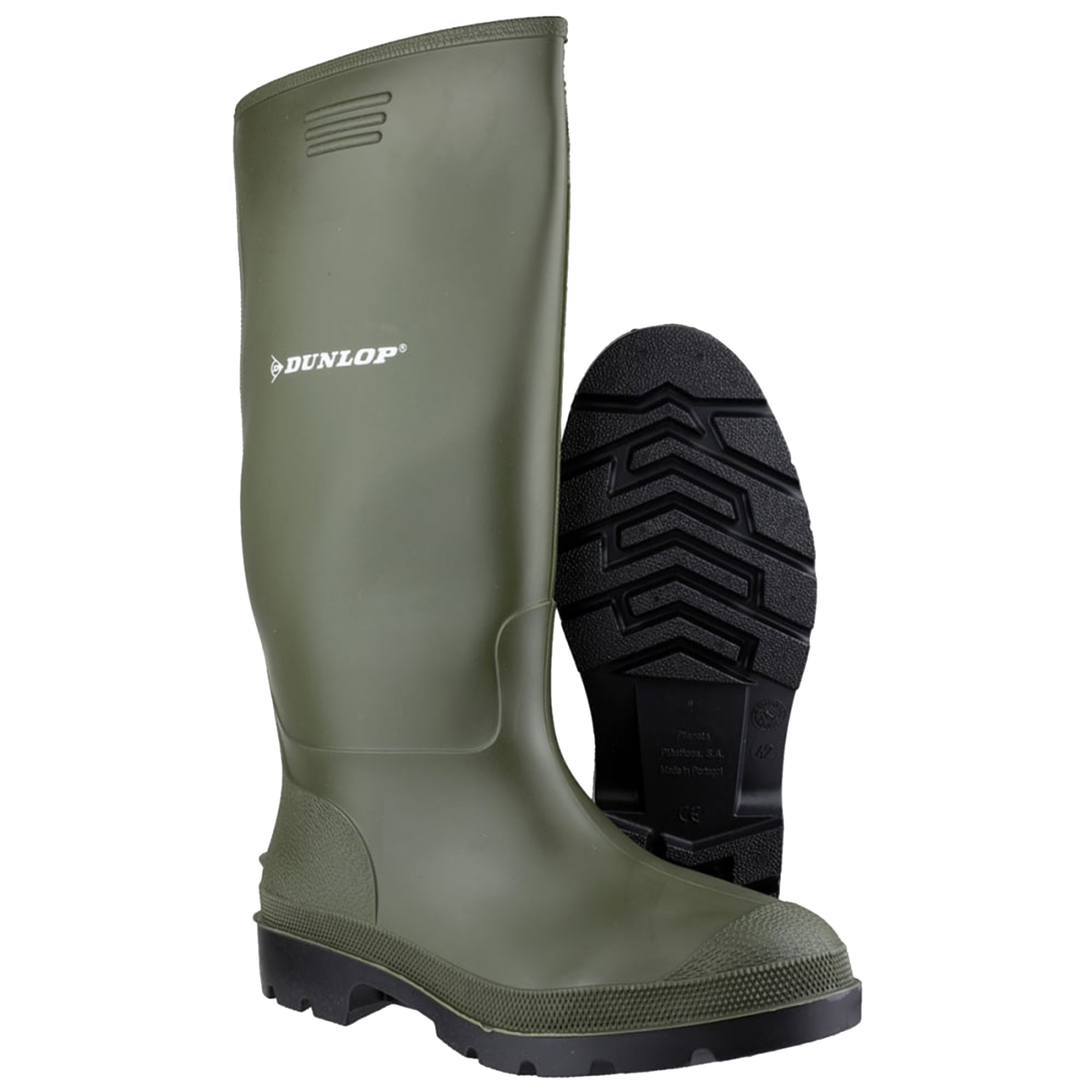 Botas Estilo Wellington Unisex Modelo Pricemastor Para Adultos Dunlop (Verde)