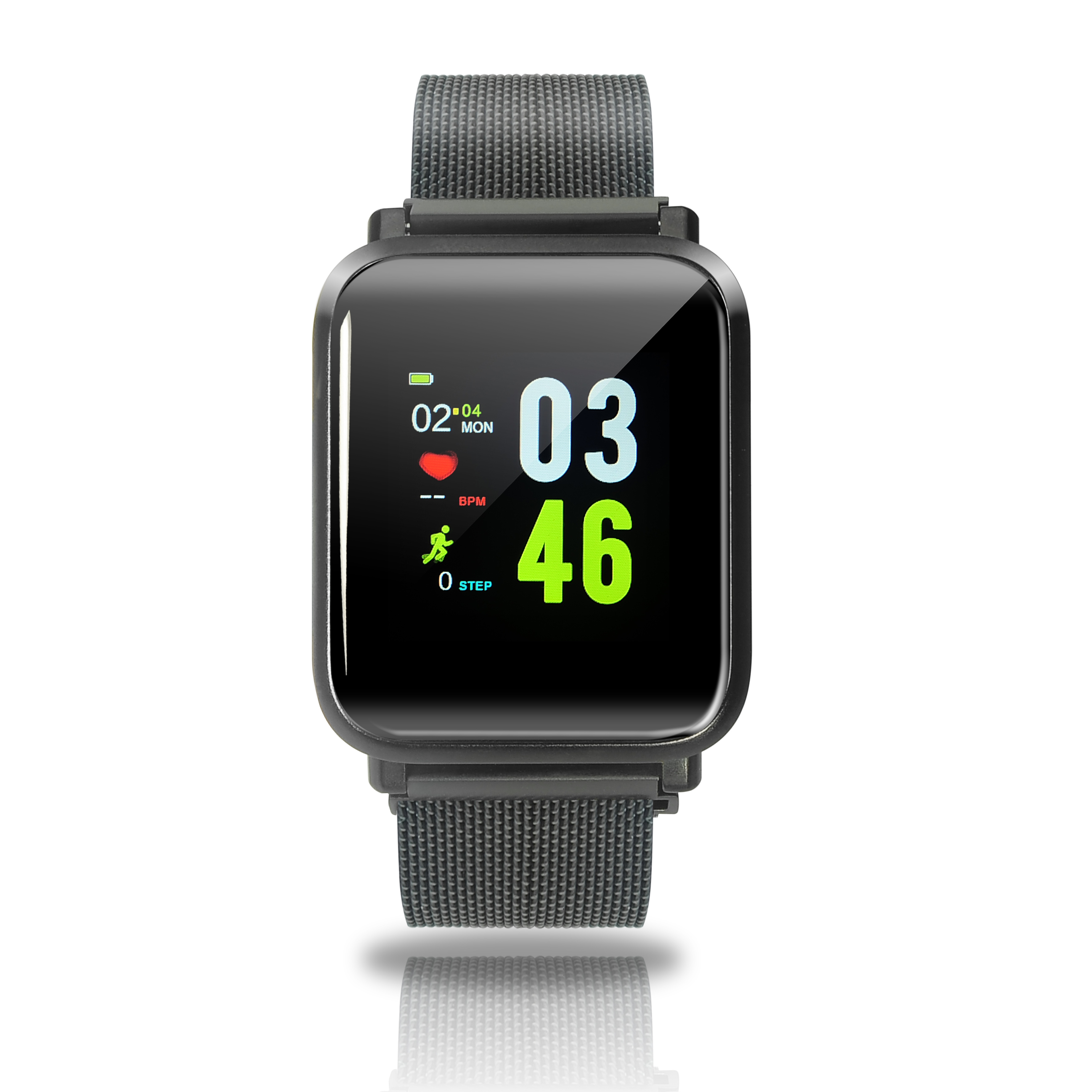 Reloj Inteligente Smartwatch Multitouch Ip67 Negro
