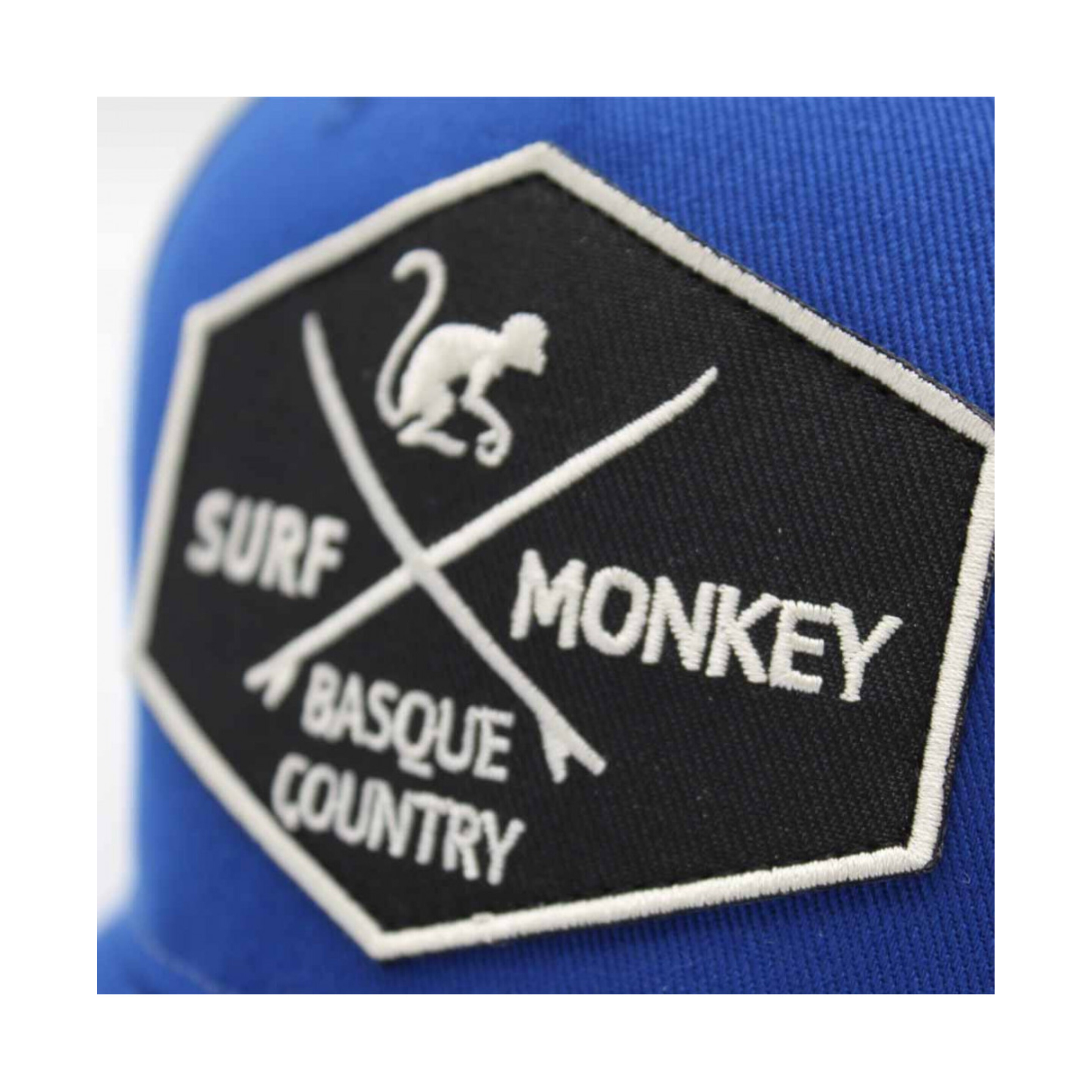 Gorra Trucker 5p Reciclada Surf Monkey - Azul - Gorra Hombre  MKP