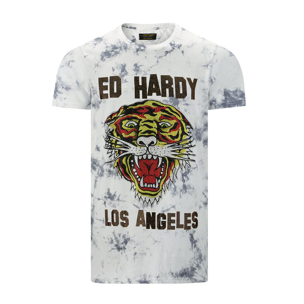 Zapatillas Ed Hardy Los Tigre T-shirt White | Sport Zone MKP