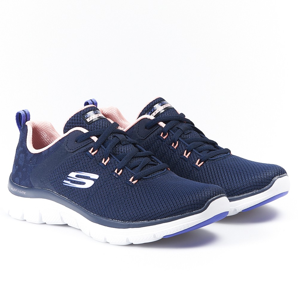 Zapatillas Skechers Flex Appeal 149580 - Azul - Sneakers Para Mujer  MKP