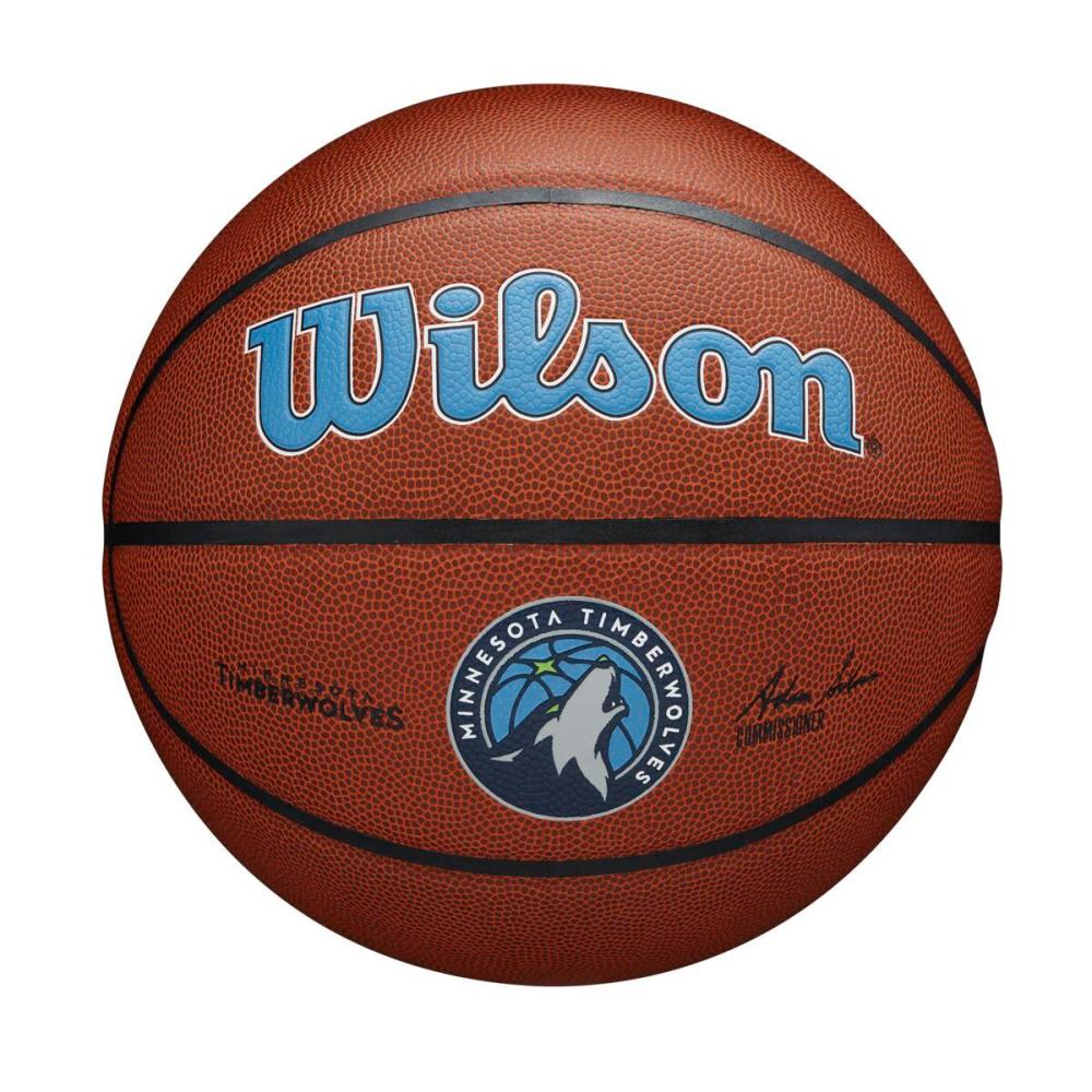 Balón De Baloncesto Wilson Nba Team Alliance – Minnesota Timberwolves - marron - 