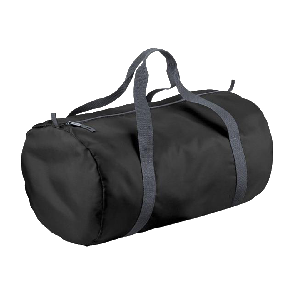 Bolsa De Viagem Packaway Barrel / Duffle Water Resistant Travel Bag (32 Litros) Bagbase - negro - 