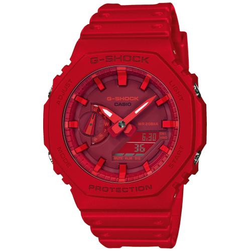 Reloj Casio G-shock Ga-2100-4aer - rojo - 