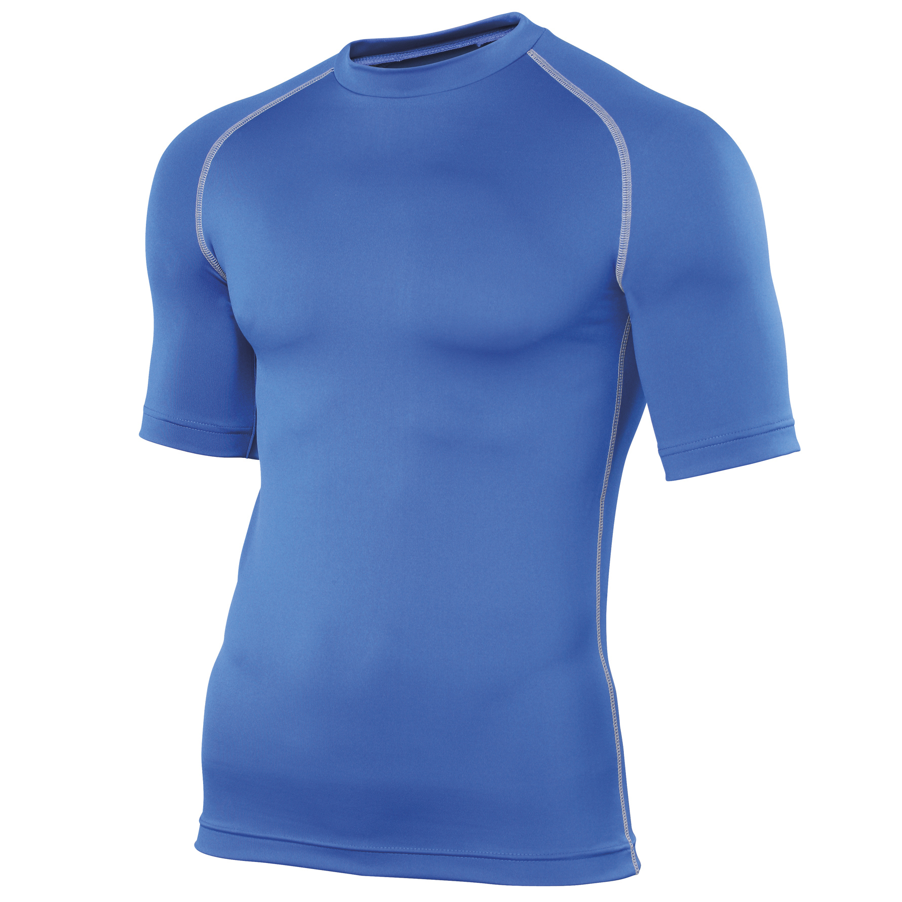 Camiseta De Manga Curta De Base Esportiva Masculina Rhino - azul - 