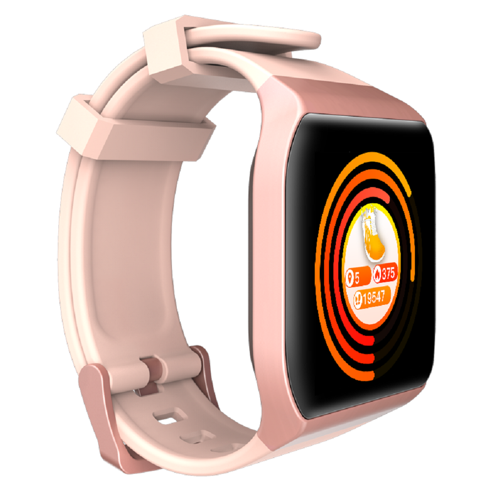 Reloj Inteligente Smartwatch Ip67 Rosa Oro