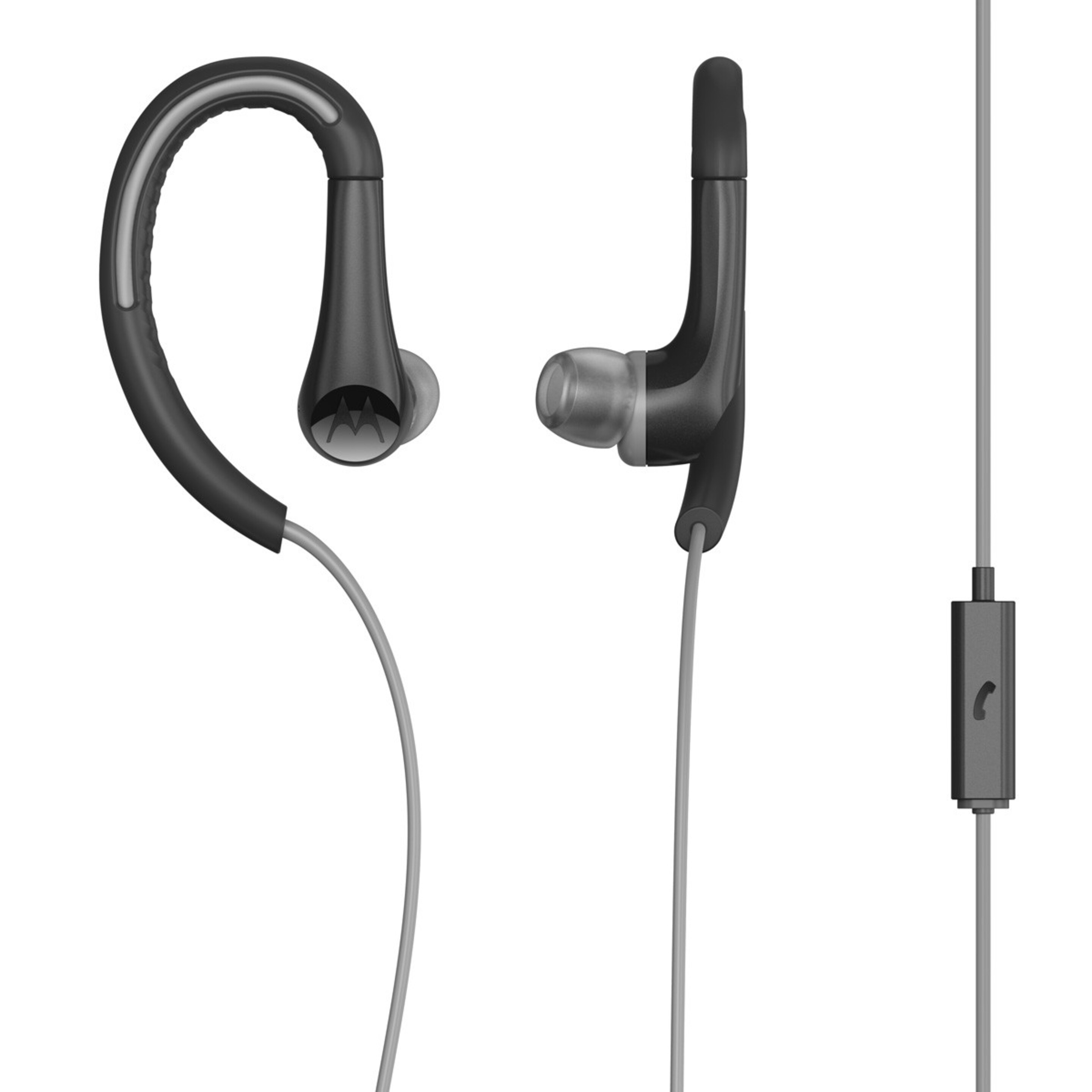 Motorola Auriculares Estéreo Earbuds Sport 3,5mm Negro/gris
