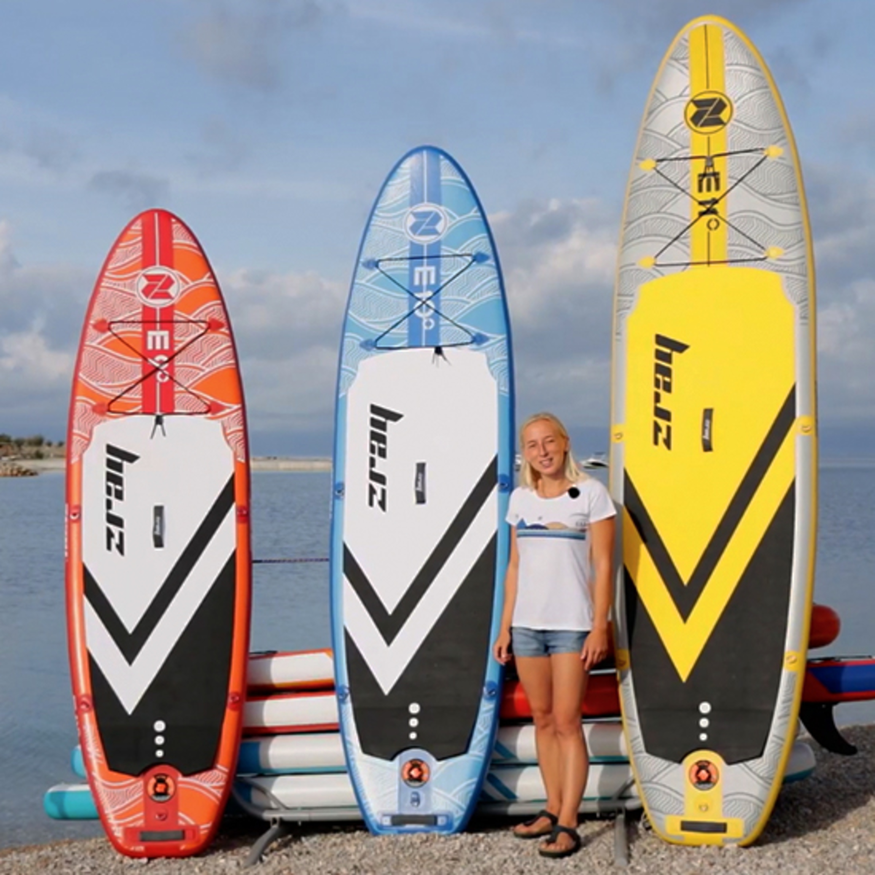 Paddle Surf Zray E11 - amarillo/negro  MKP