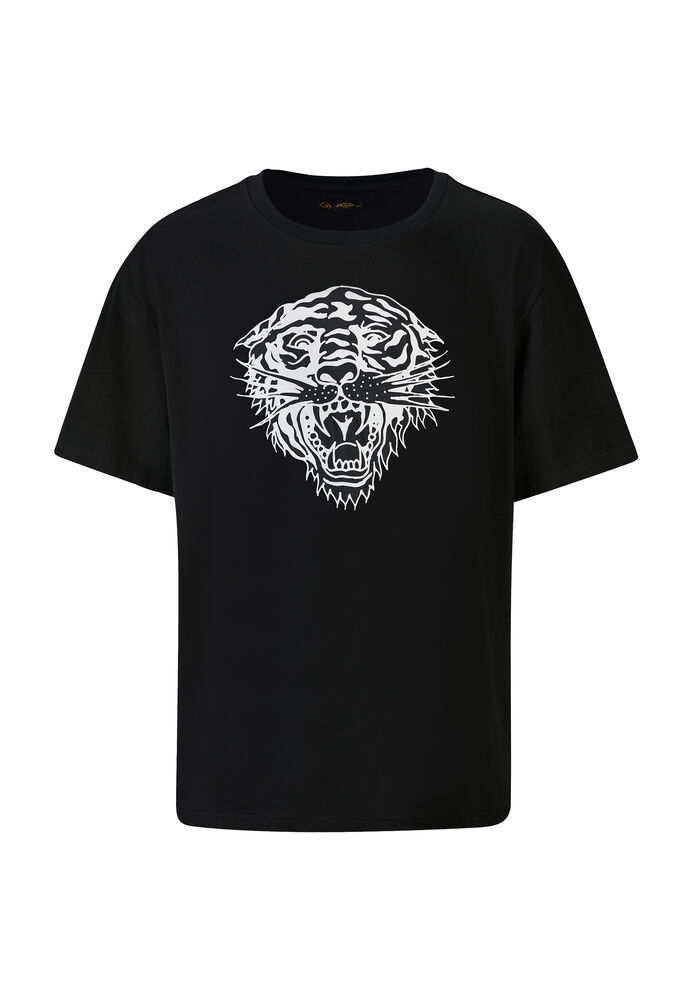 Camiseta Ed Hardy Tiger-glow T-shirt - negro - 