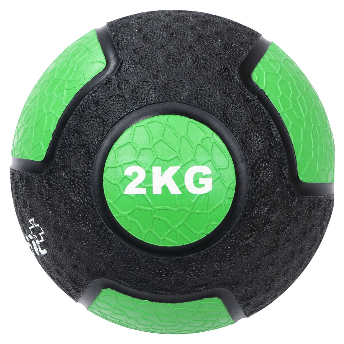 Balón Medicinal De Goma Resistente 2 Kg Gladiatorfit - negro-verde - 