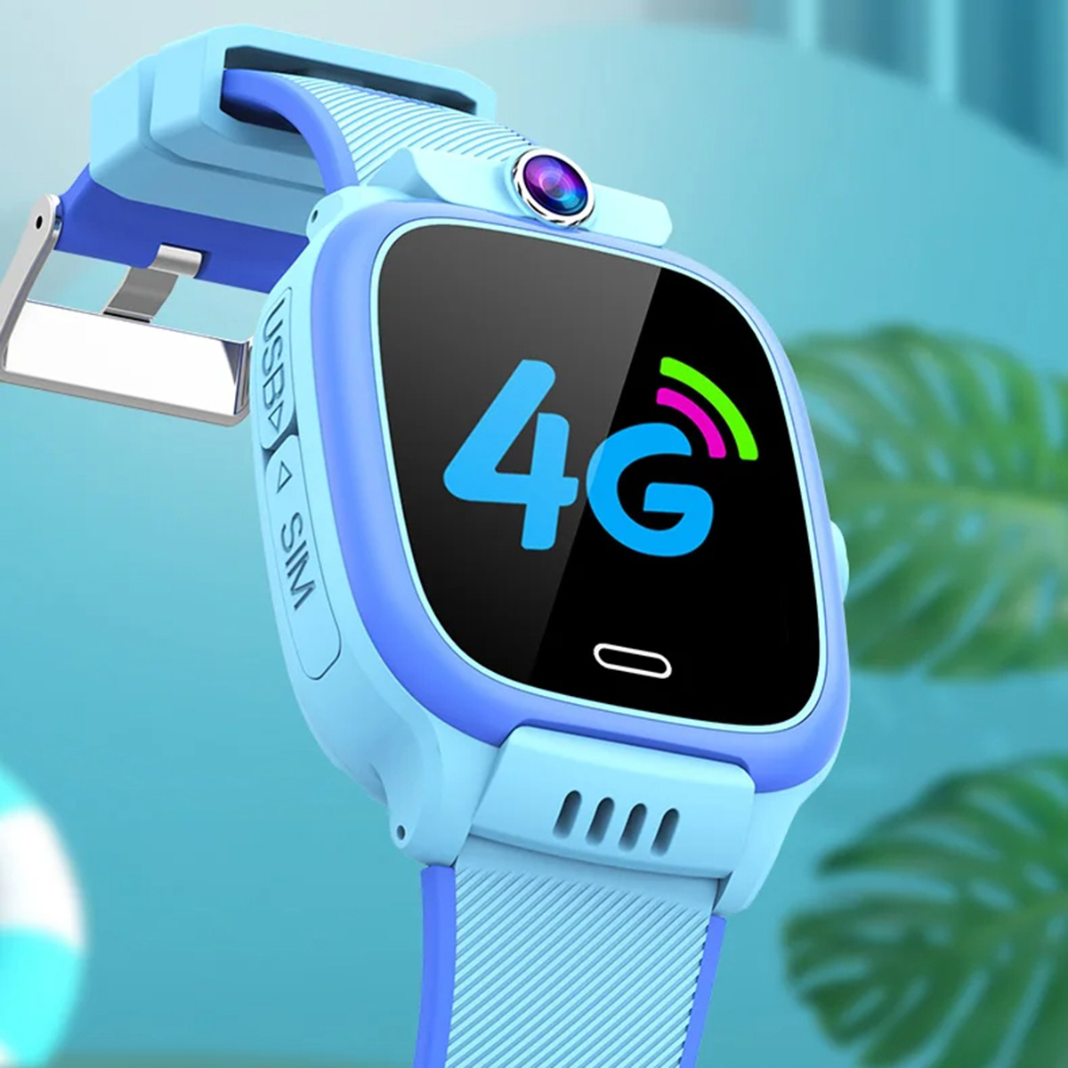 Smartwatch Relógio Inteligente Klack Para Crianças Com Gps Localizador E Comunicação 4g - Azul