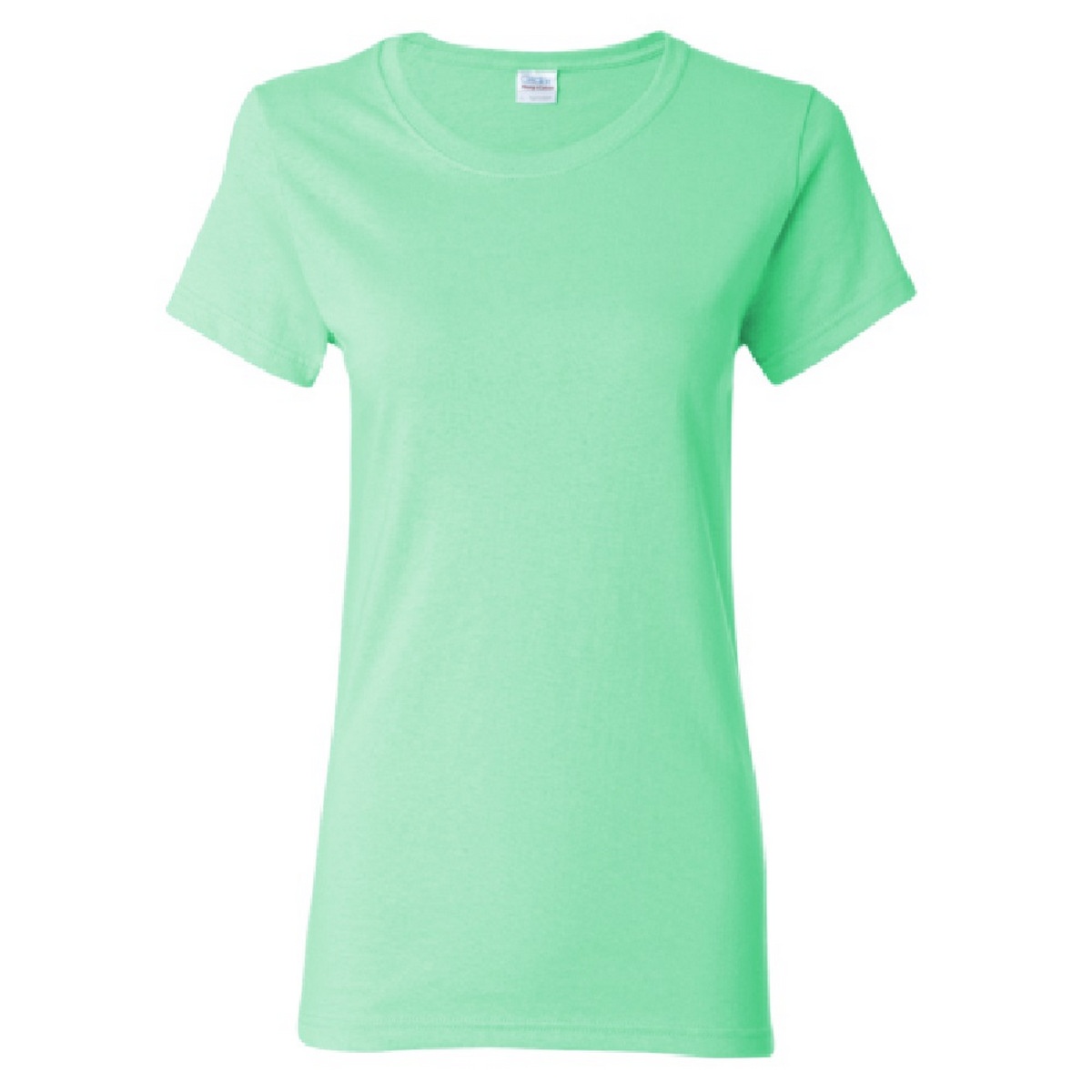 Camiseta De Algodón Grueso De Manga Corta Gildan Missy - verde - 