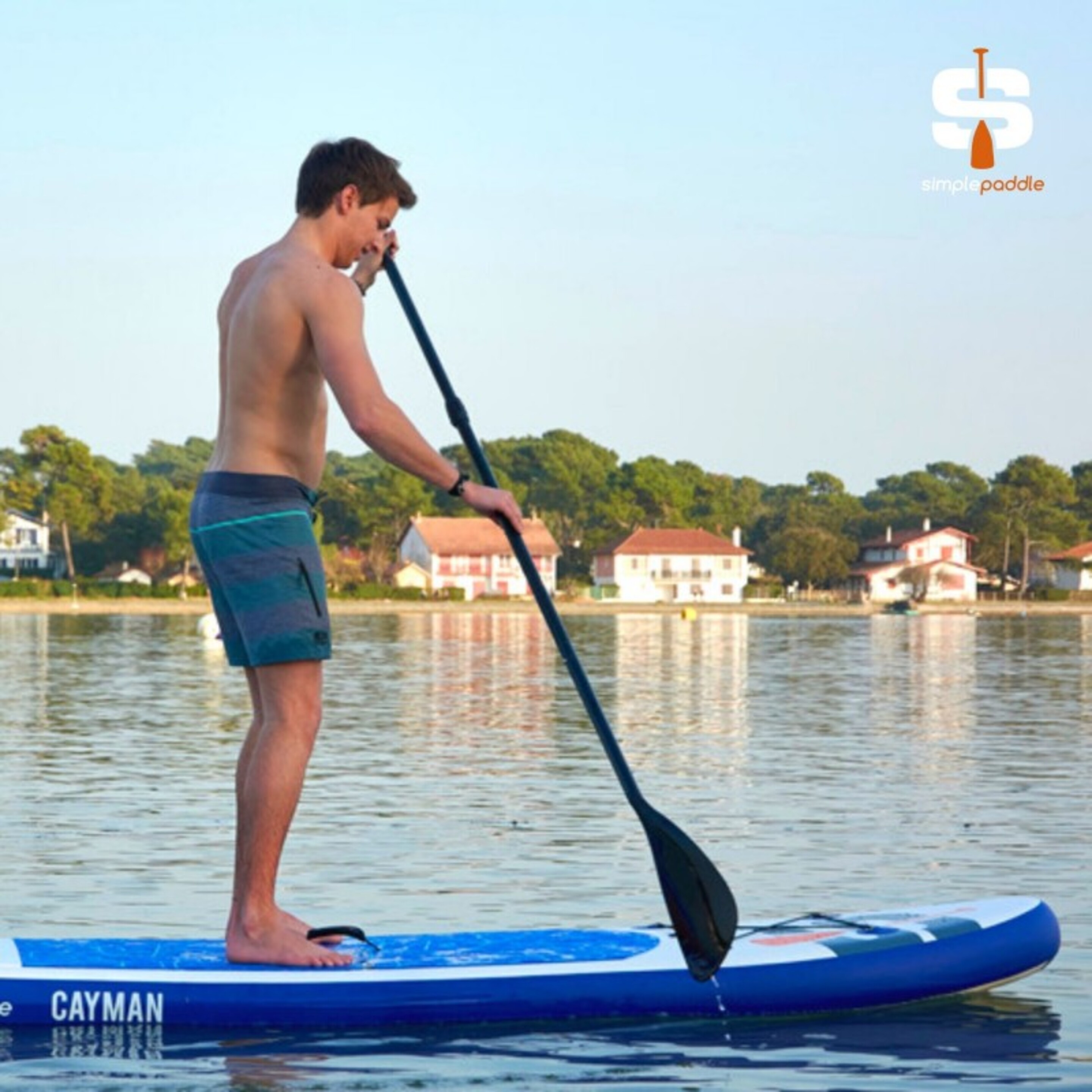 Paddle Hinchable Cayman 10' + Accesorios 300 X 76 X 15 Cm - Azul - ¡ Para Disfrutar Durante Horas !  MKP