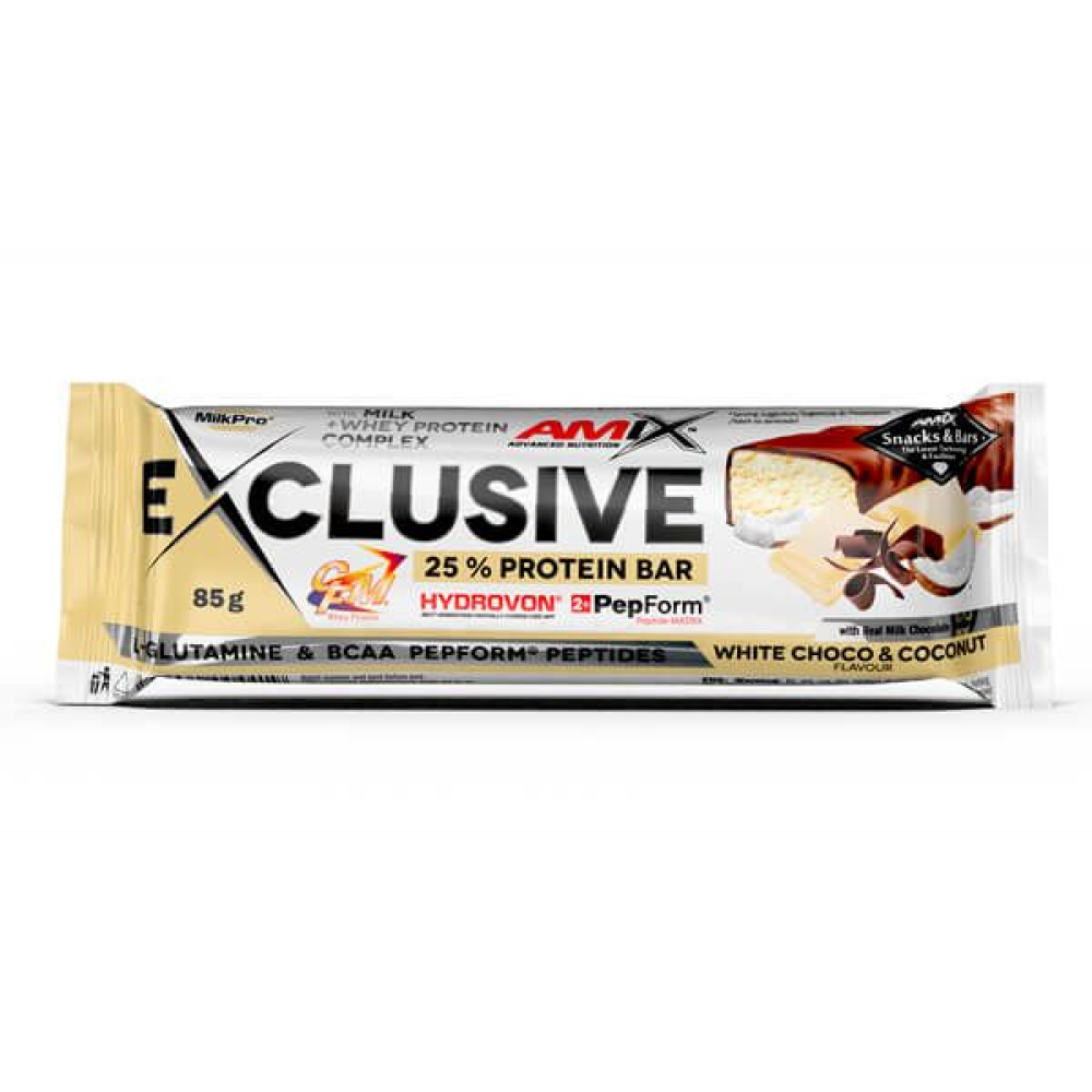 Exclusive Protein Bar 85 Gr 1 Ud Chocolate Blanco - Coco -  - 