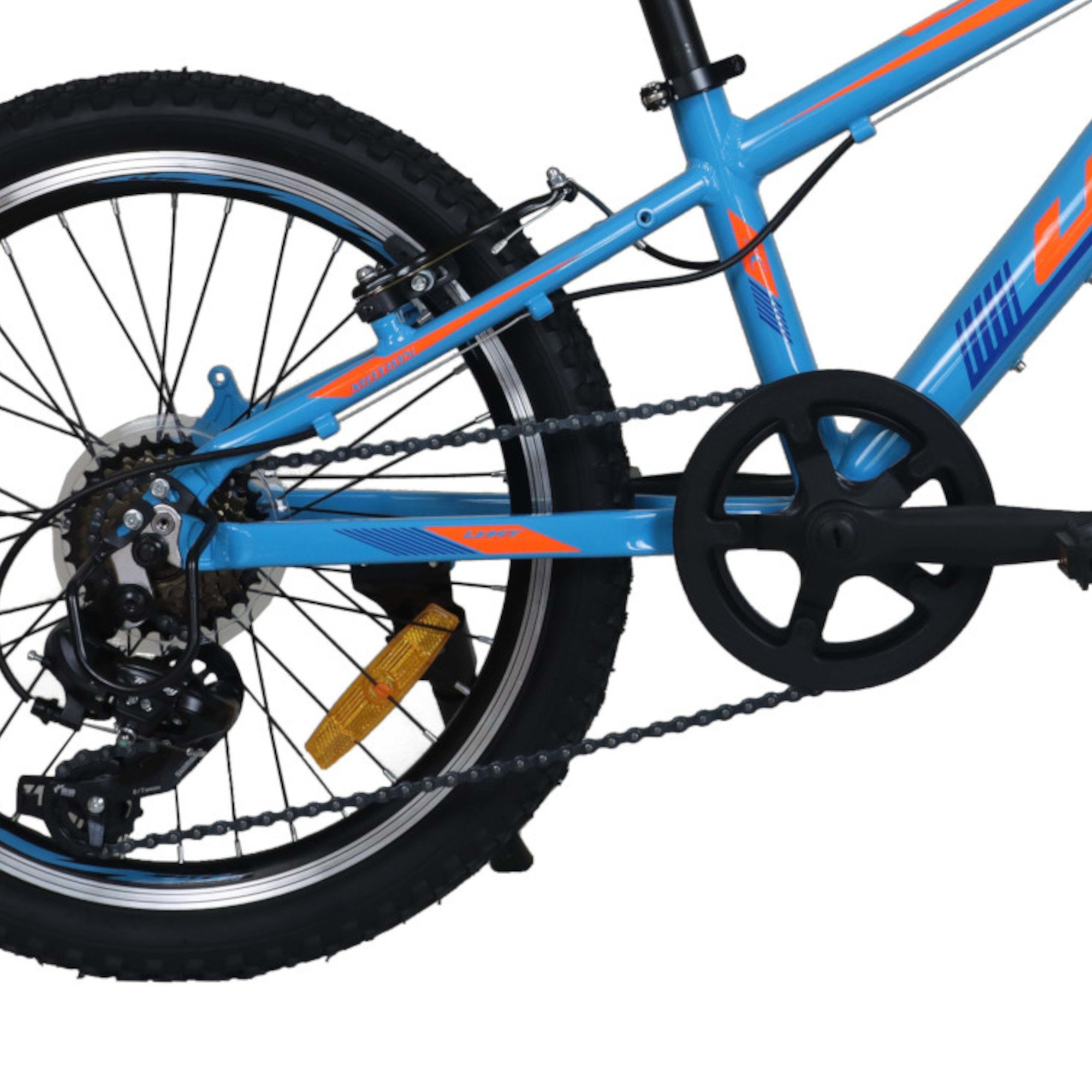 Bicicleta Infantil Umit 4motion 20” Alumínio Para Crianças De 5 A 8 Anos Cor Azul