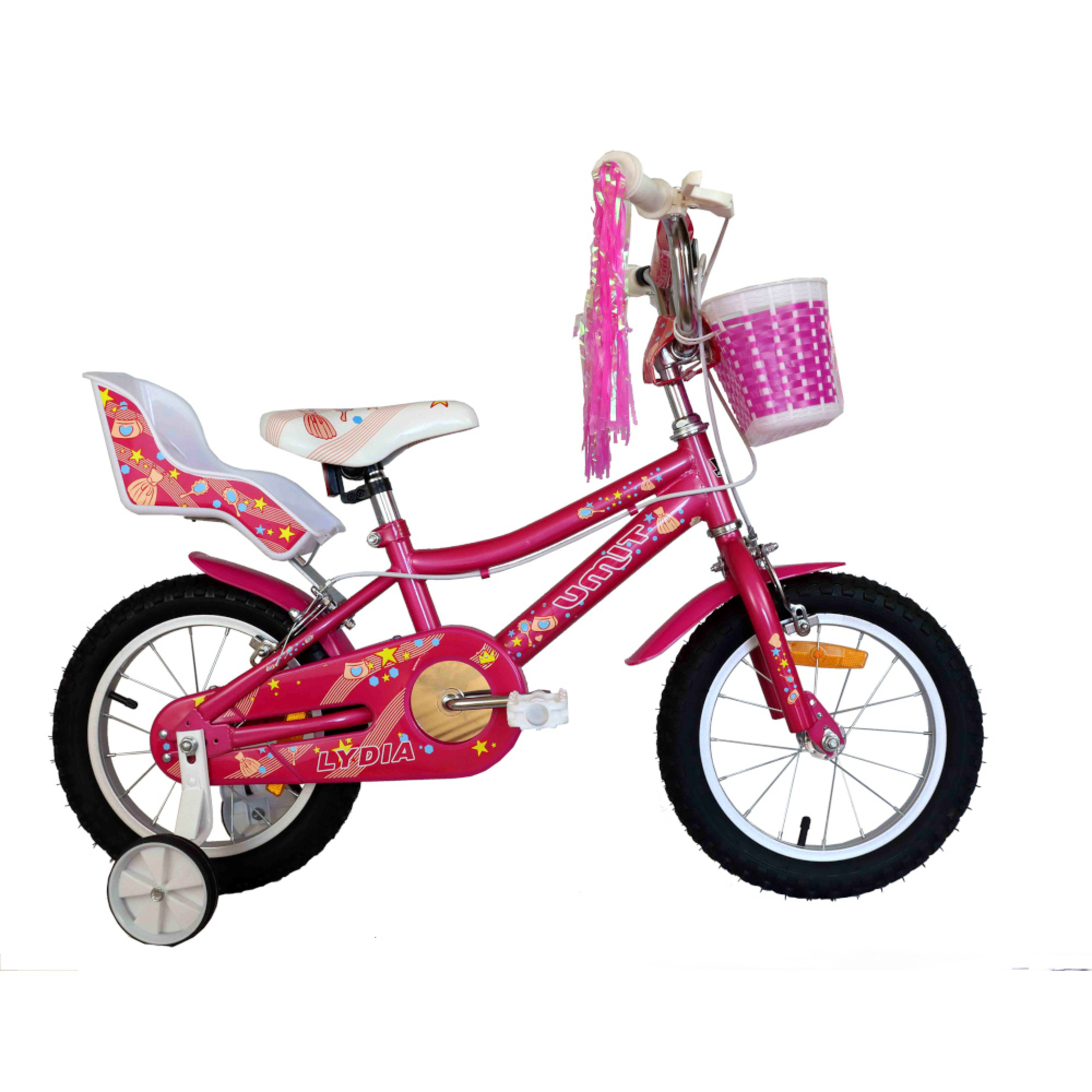 Bicicleta De Montanha Infantil 14" Lydia - rosa - 
