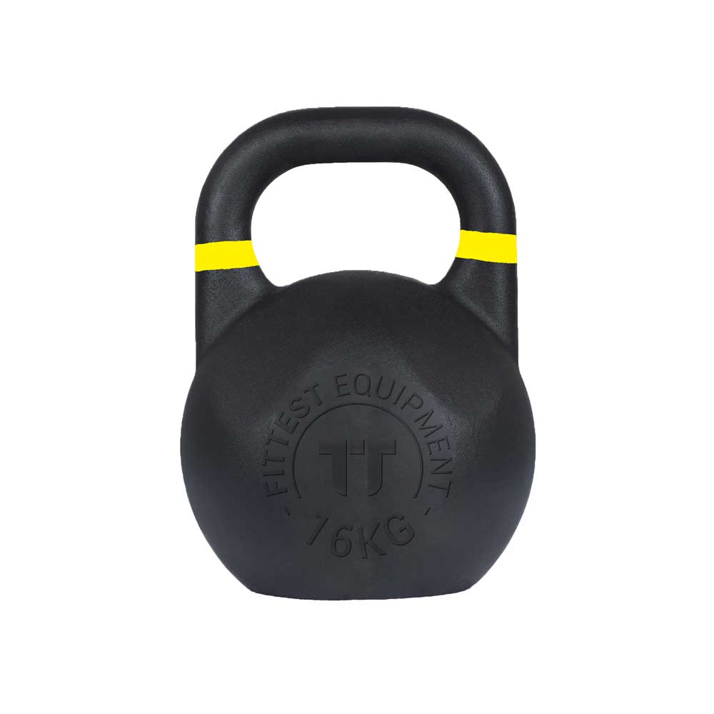 Kettlebell Competição16kg - Fittest Equipment - negro-amarillo - 