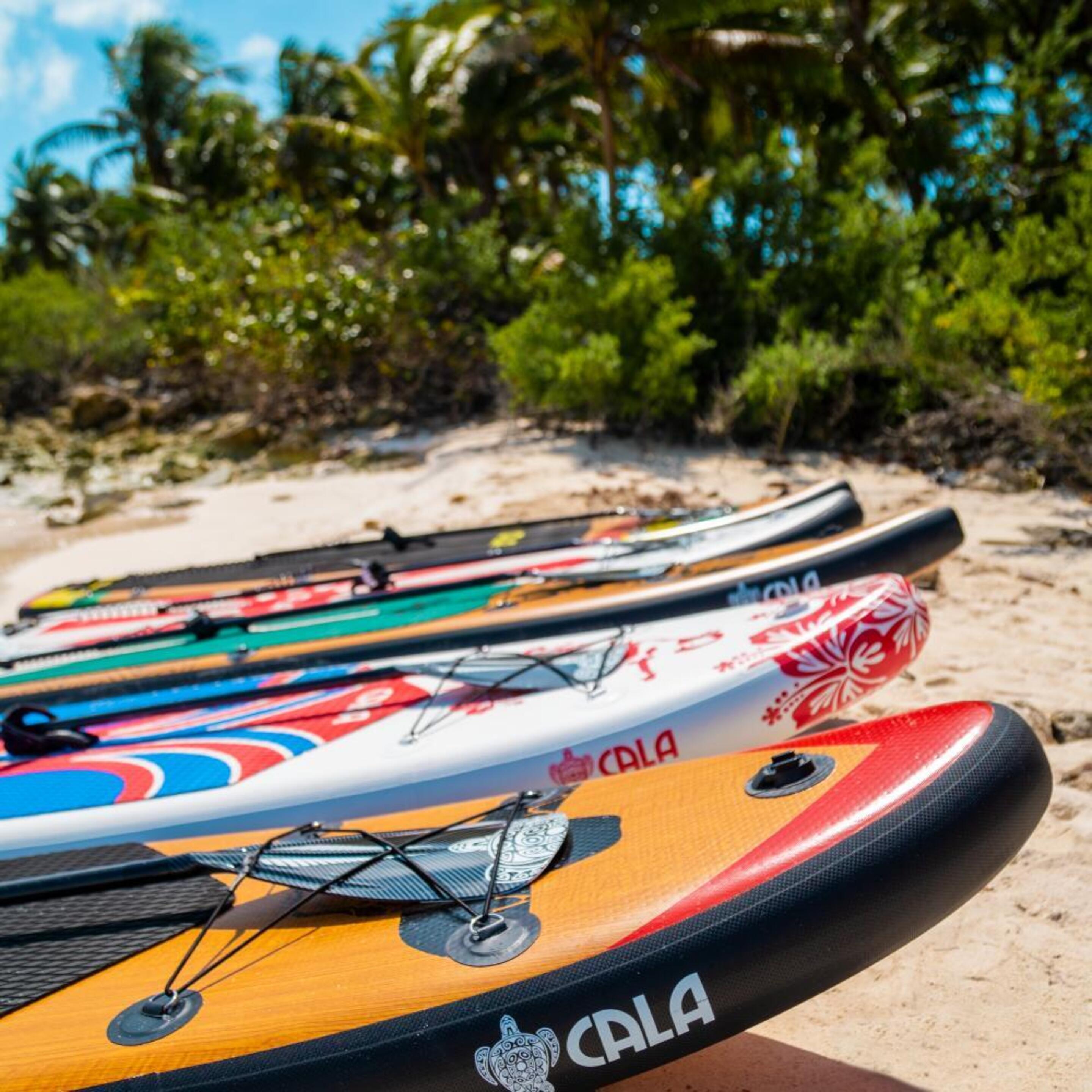 Prancha De Stand Up Paddle Cala Oceanus 11‘ Insufláve - Multicor - Conjunto de Board de surf Stand Up Paddling | Sport Zone MKP