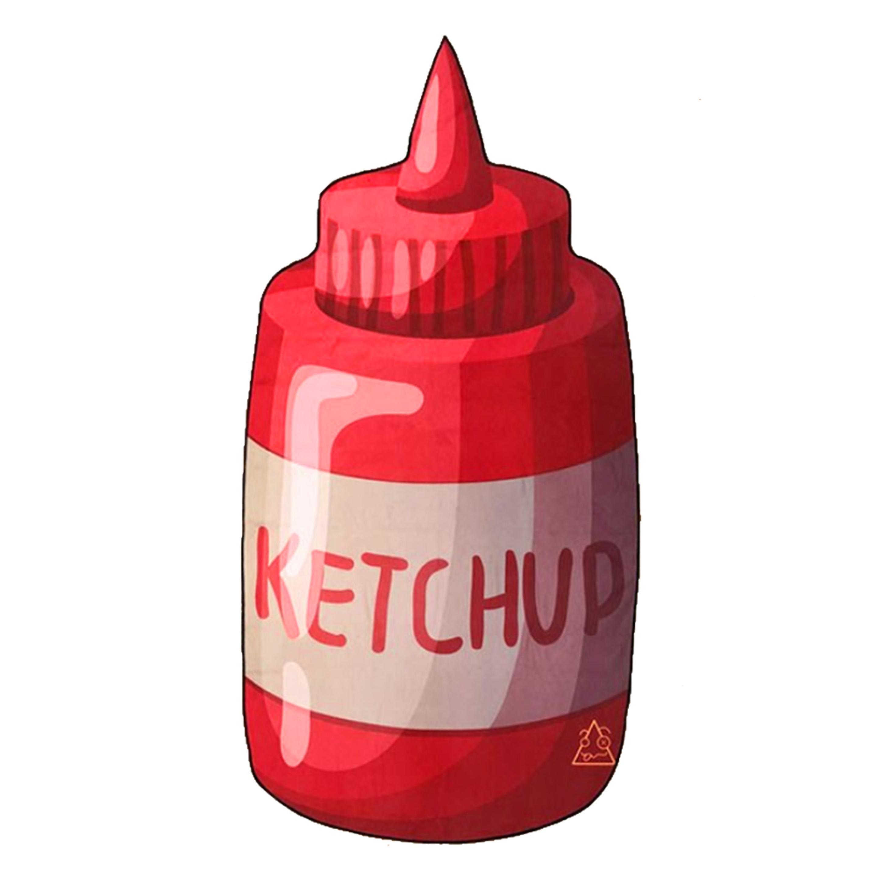 Toalha Be Crazy Ketchup - rojo - 