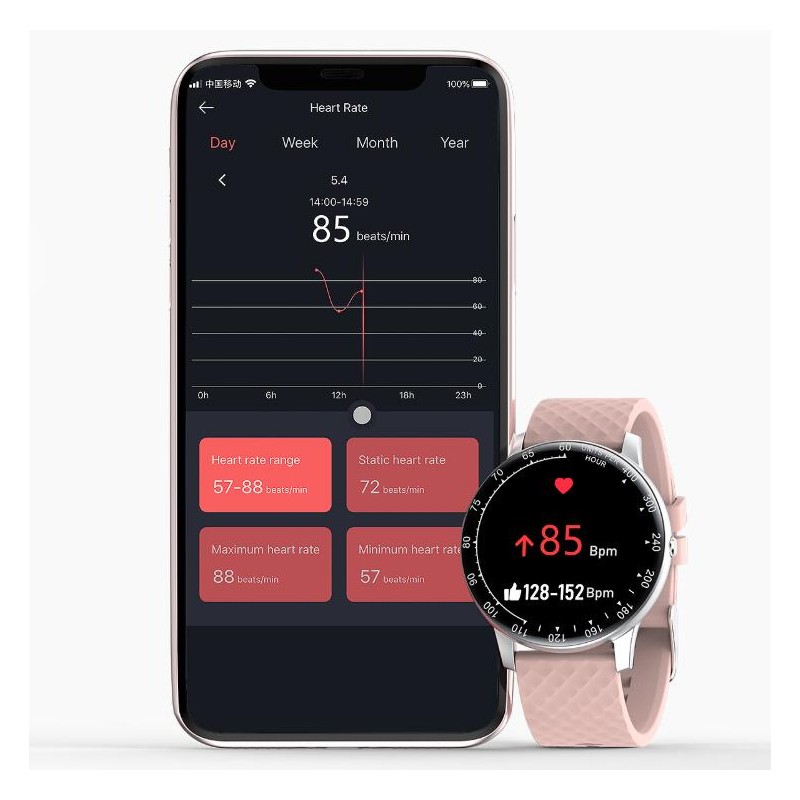 Smartwatch Lkstech 1,3 Pulgadas Full Touch