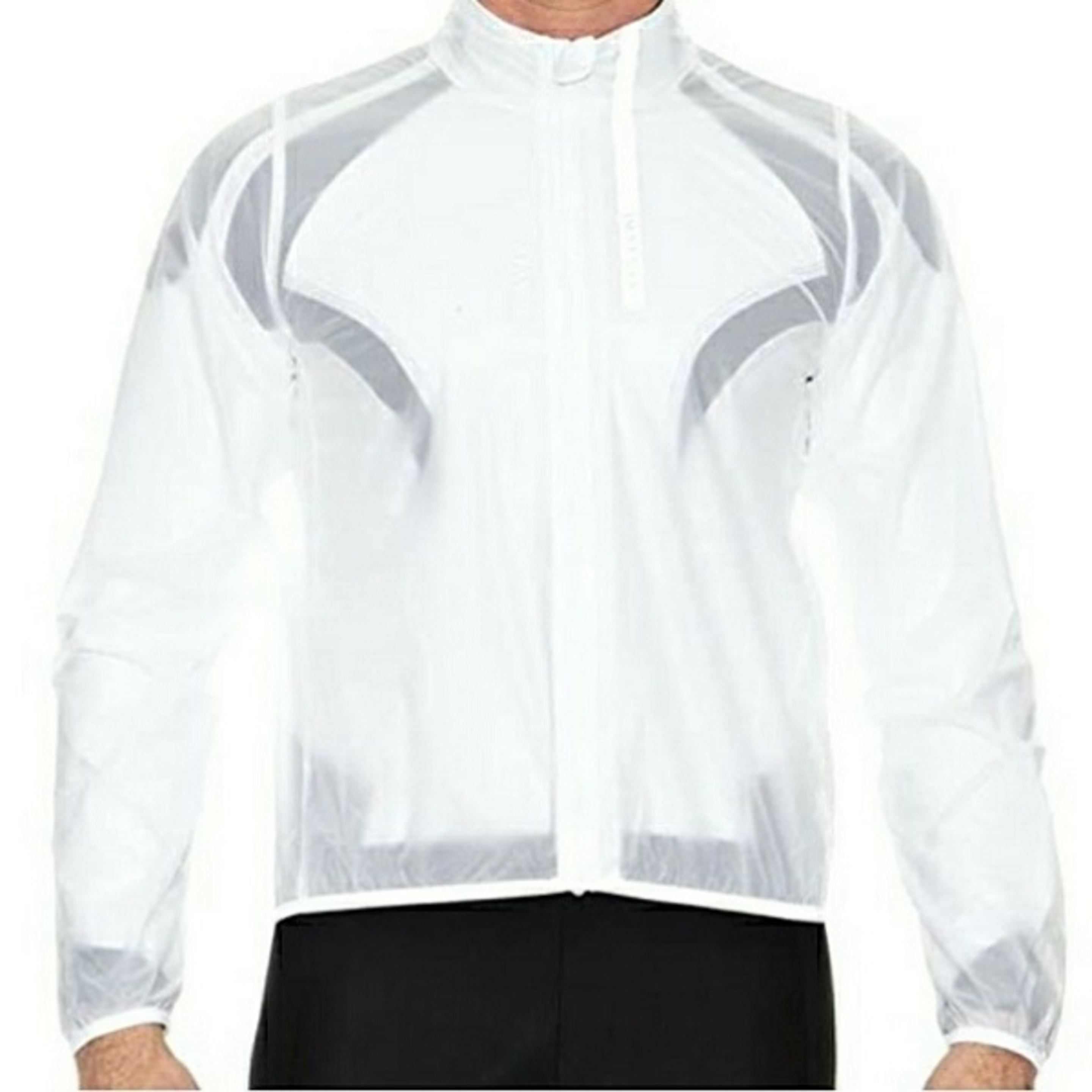 Impermeable Inverse Platinum Transparente Talla M