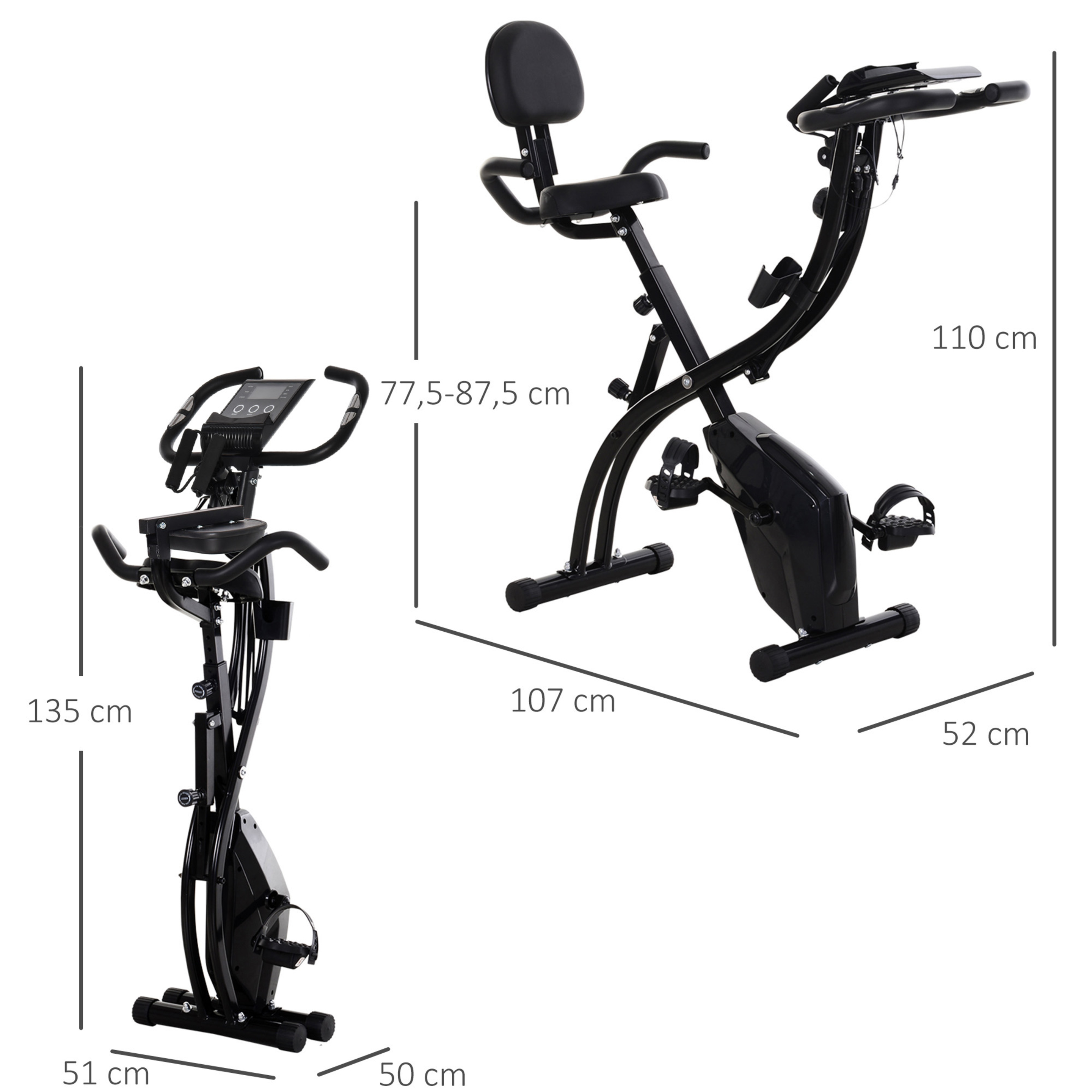 Bicicleta Estática Homcom A90-196