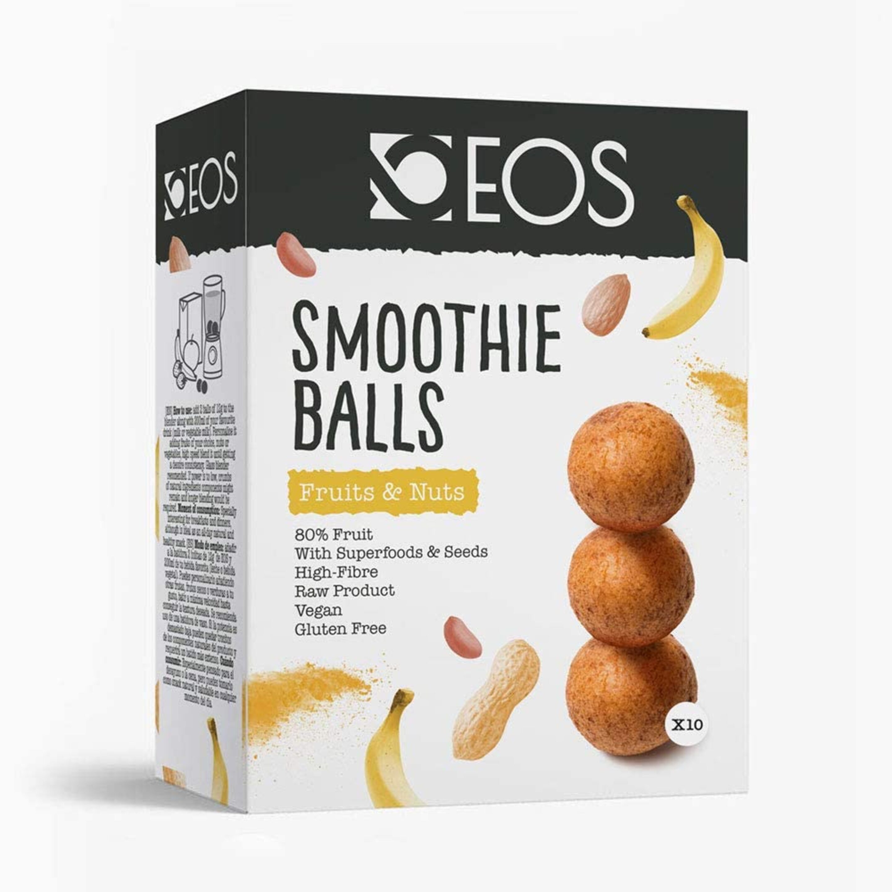 Smoothie Balls Frutas Y Frutos Secos Eos